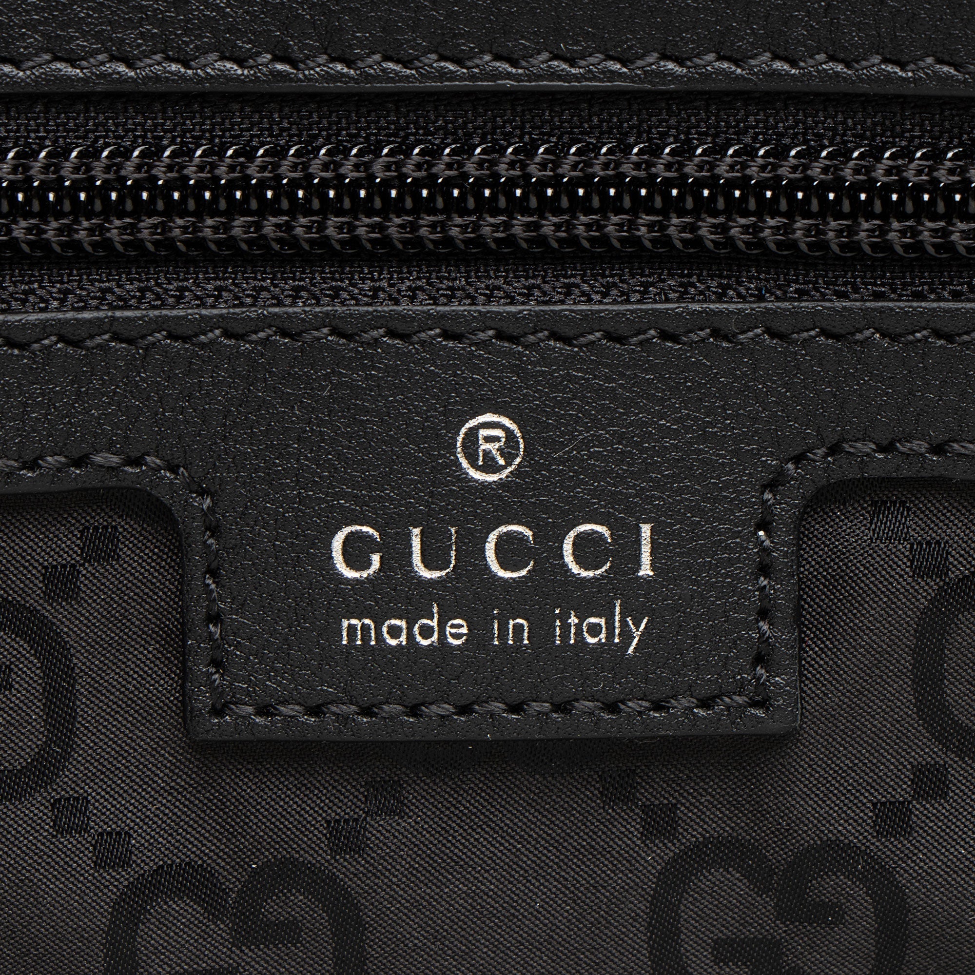 Gucci Nylon Embossed Web Large Tote