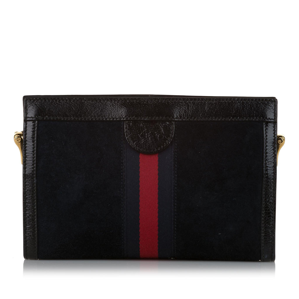 Gucci Ophidia Dragon Suede Crossbody Bag (SHG-34212)