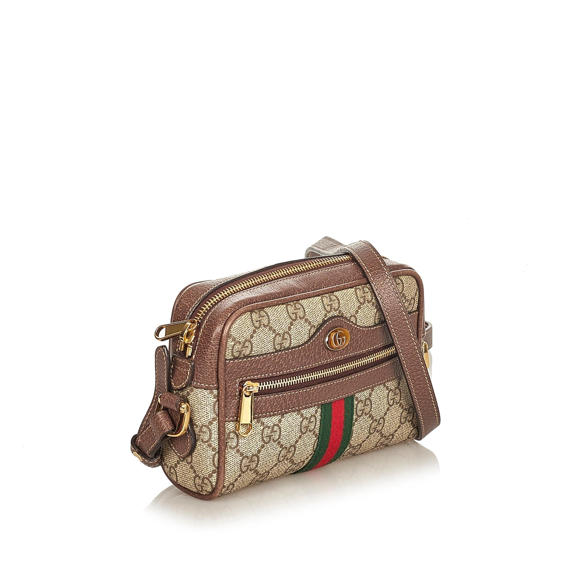 Gucci Ophidia Gucci Supreme Small Crossbody Bag (SHG-26088)
