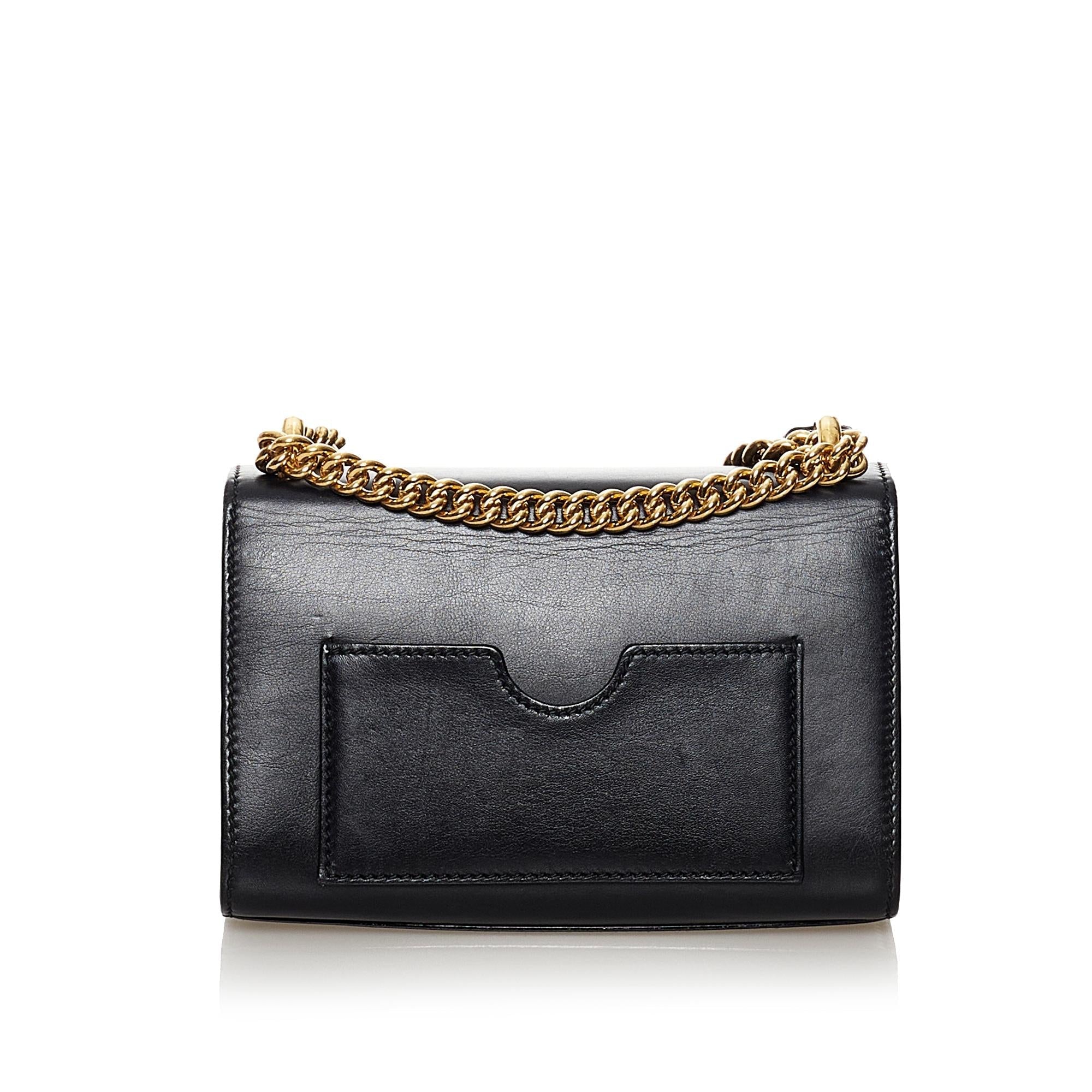 Gucci Padlock Leather Crossbody Bag (SHG-35067)