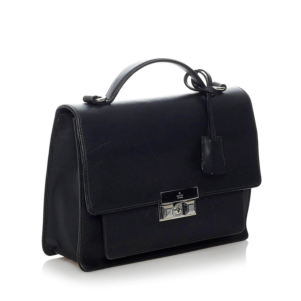 Gucci Padlock Leather Satchel (SHG-37609)