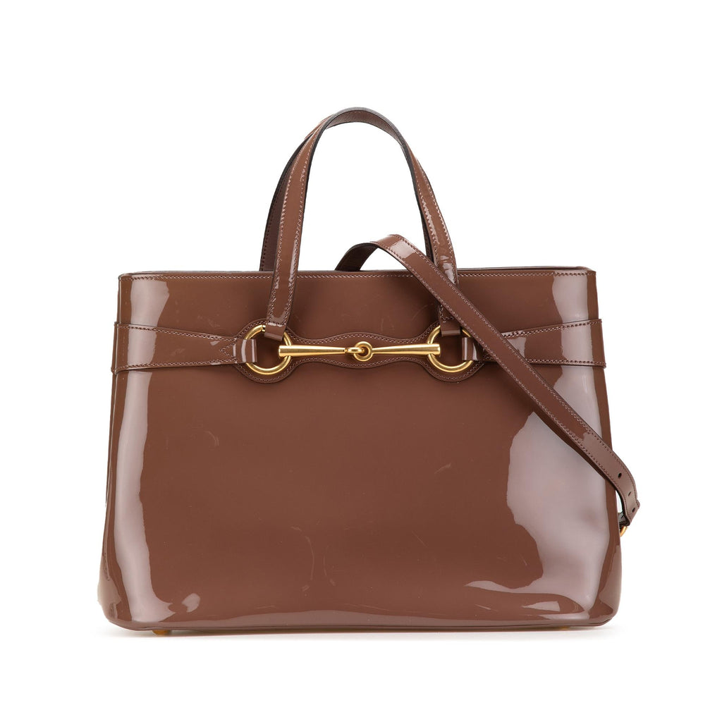 Gucci PatLBt Bright Bit Satchel
