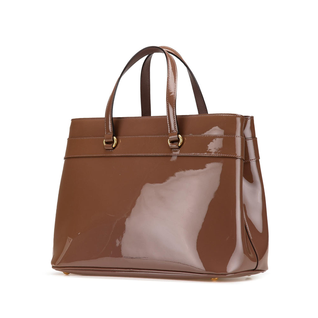 Gucci PatLBt Bright Bit Satchel