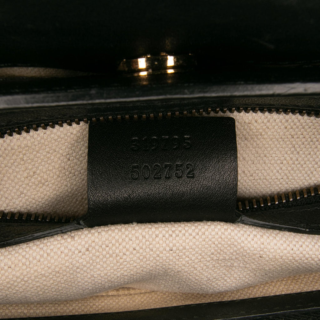Gucci Patent Bright Bit Satchel