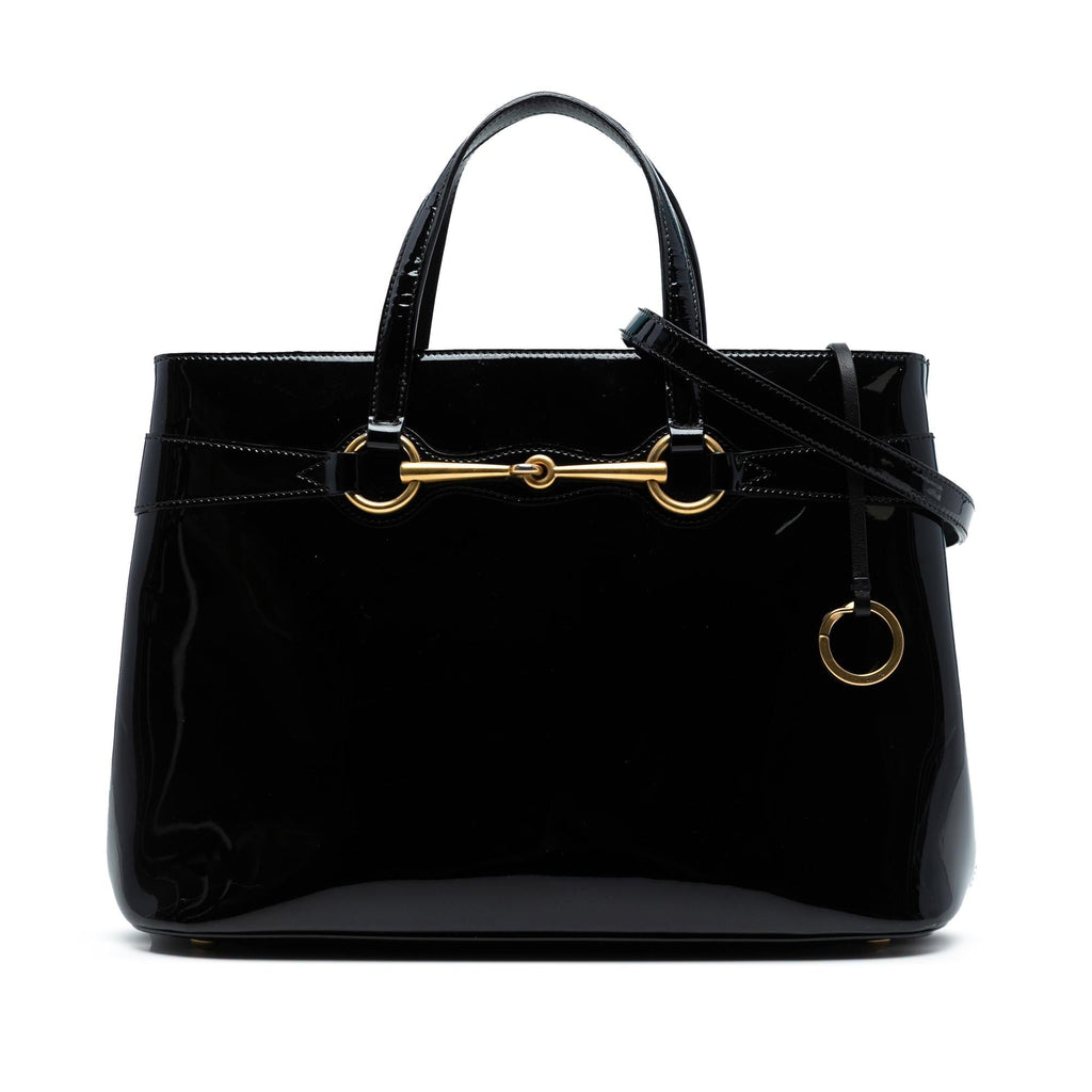 Gucci PatLBt Bright Bit Satchel