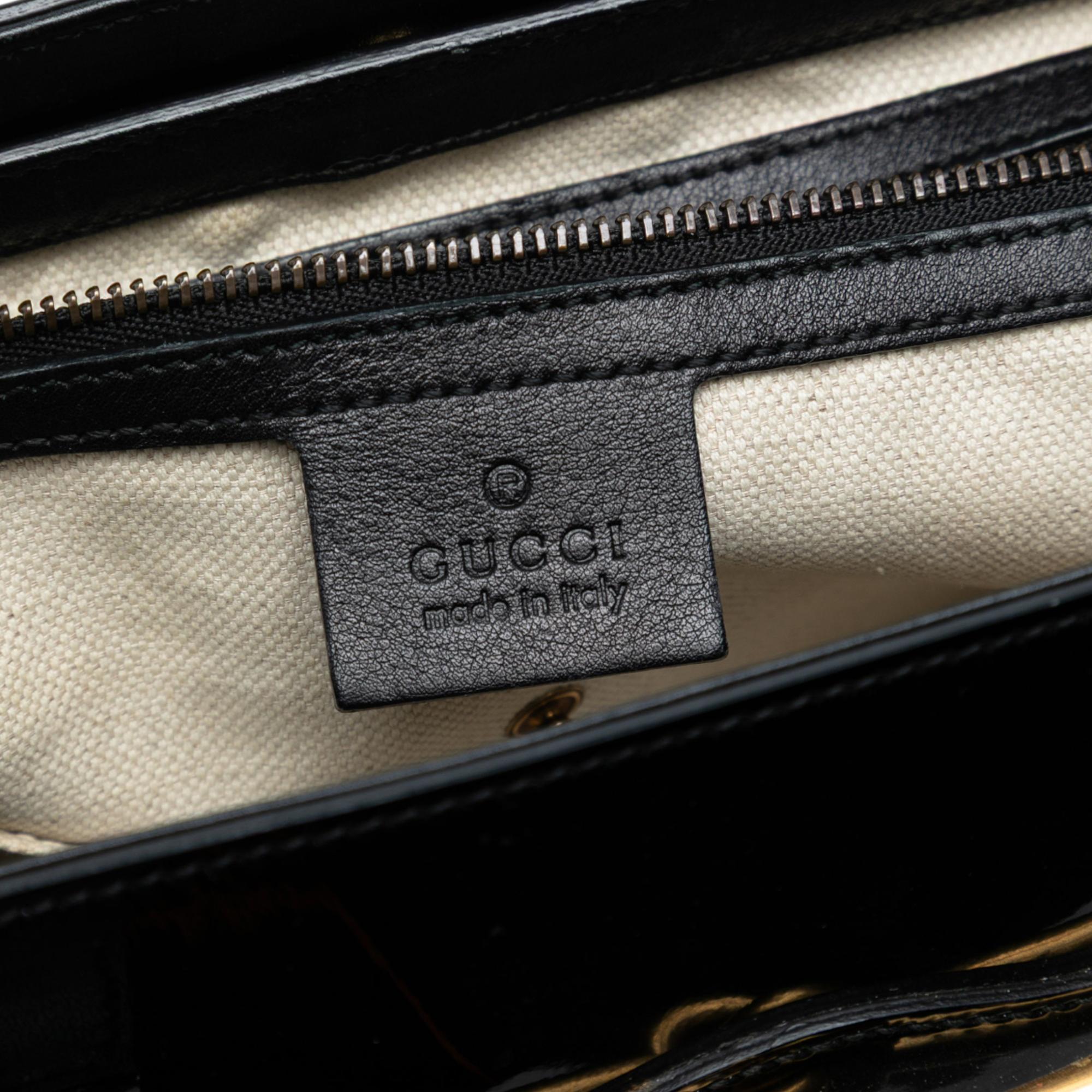 Gucci PatLBt Bright Bit Satchel
