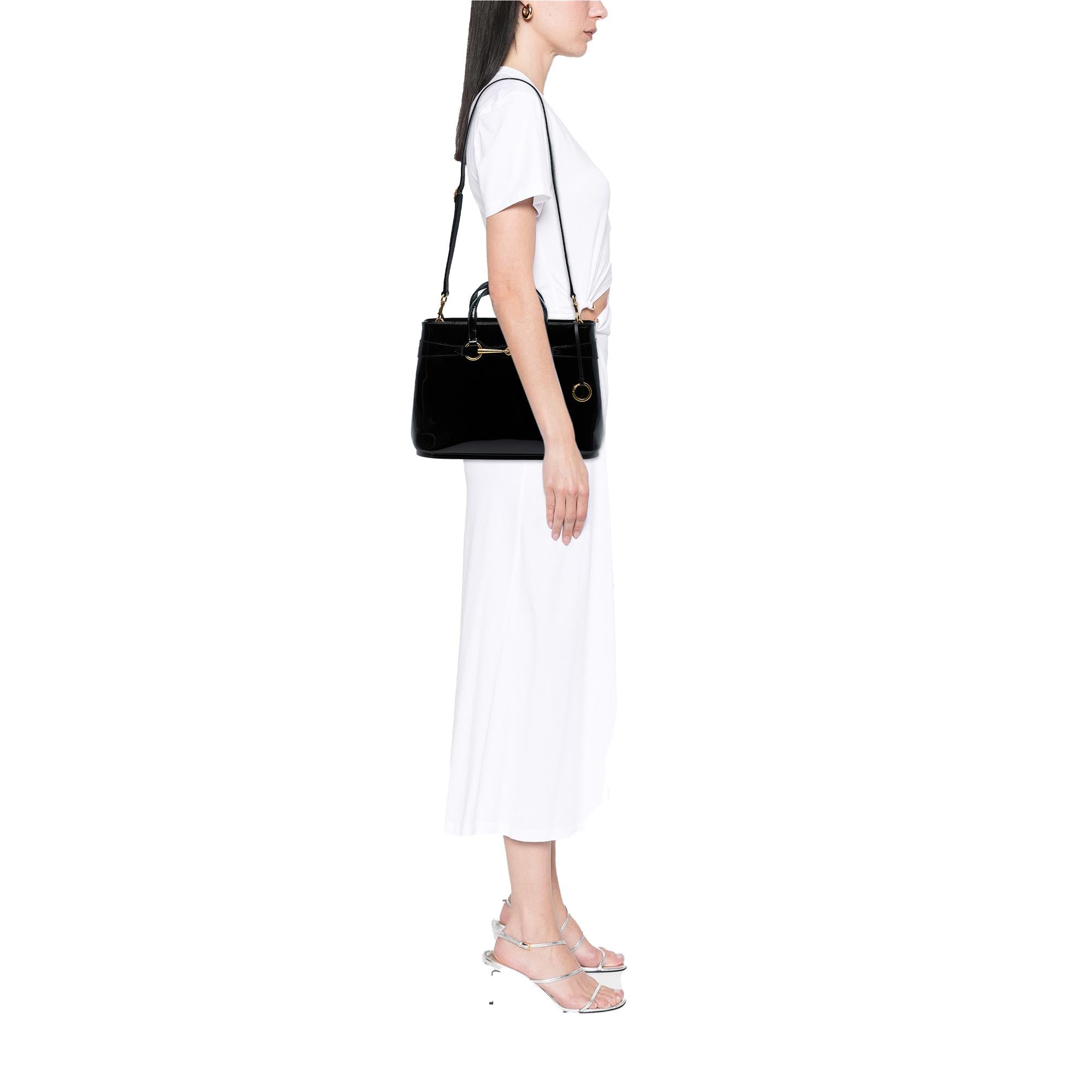 Gucci PatLBt Bright Bit Satchel
