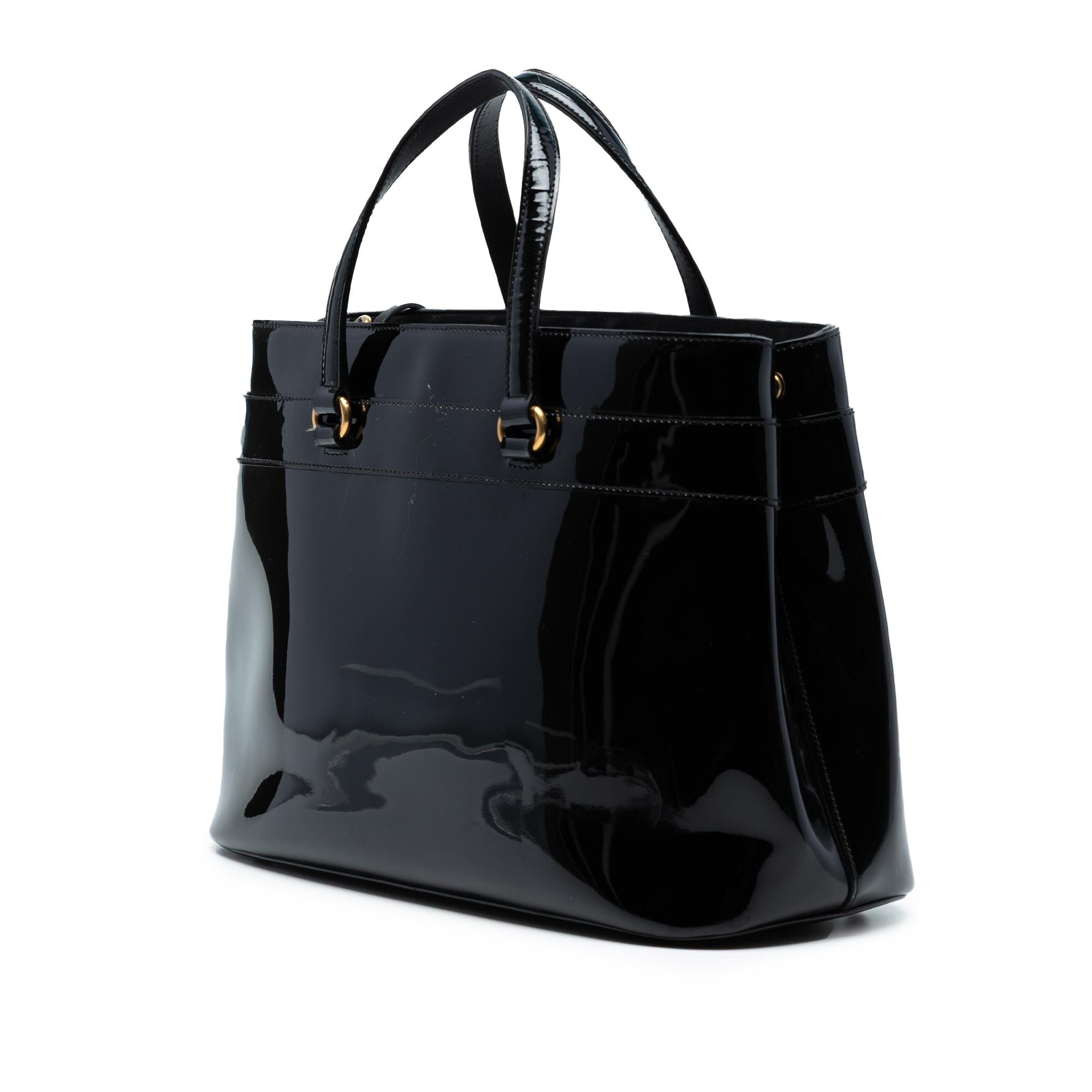 Gucci PatLBt Bright Bit Satchel