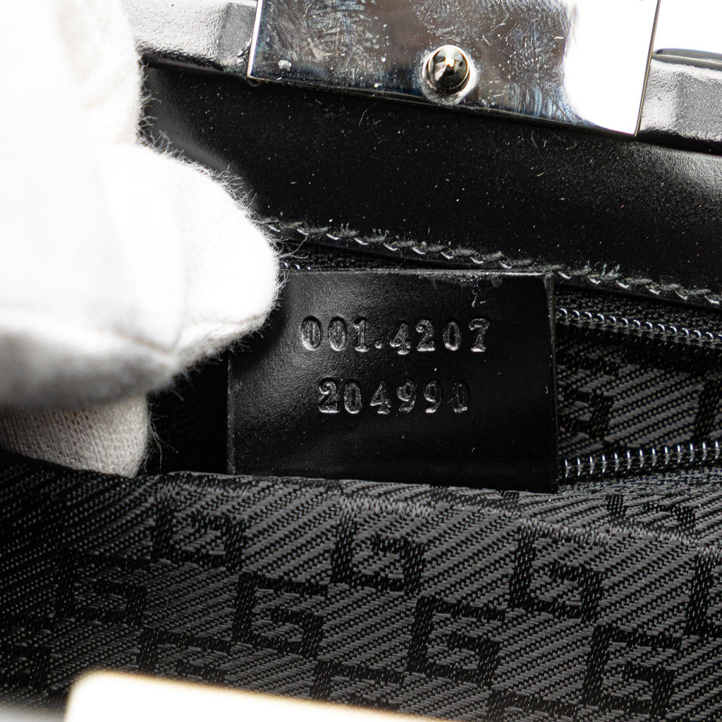 Gucci Patent Frame Handbag