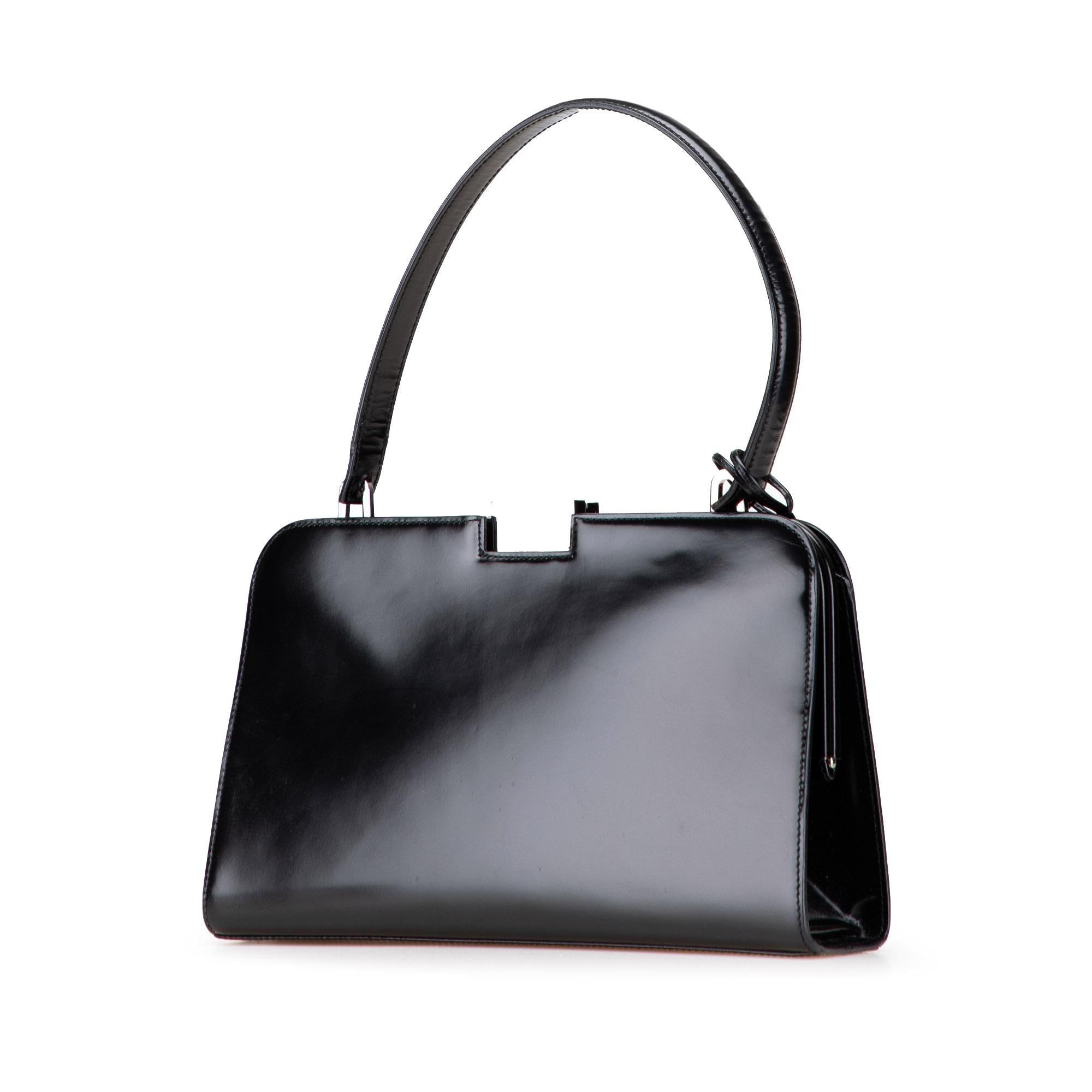 Gucci Patent Frame Handbag