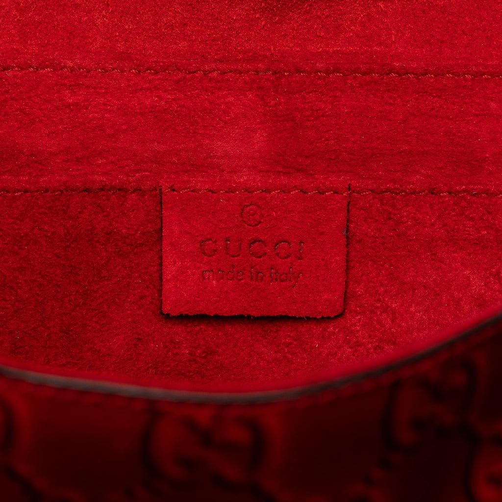 Gucci Patent Guccissima Mayfair Shoulder Bag (SHG-ksmz4h)