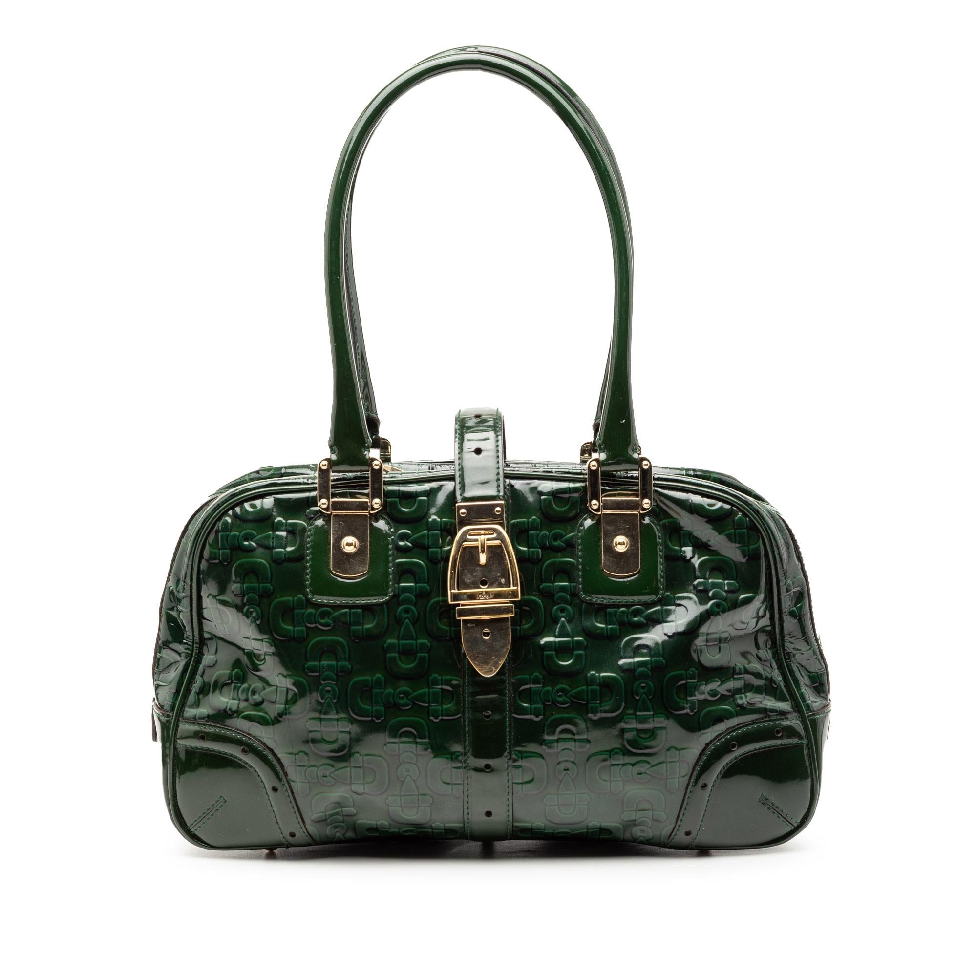 Gucci PatLBt Horsebit Glam Shoulder Bag
