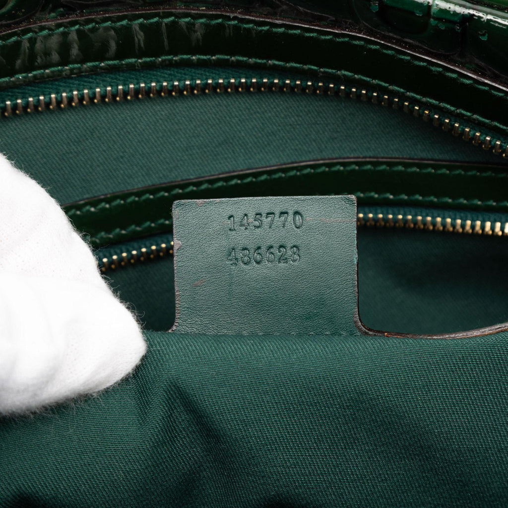 Gucci PatLBt Horsebit Glam Shoulder Bag