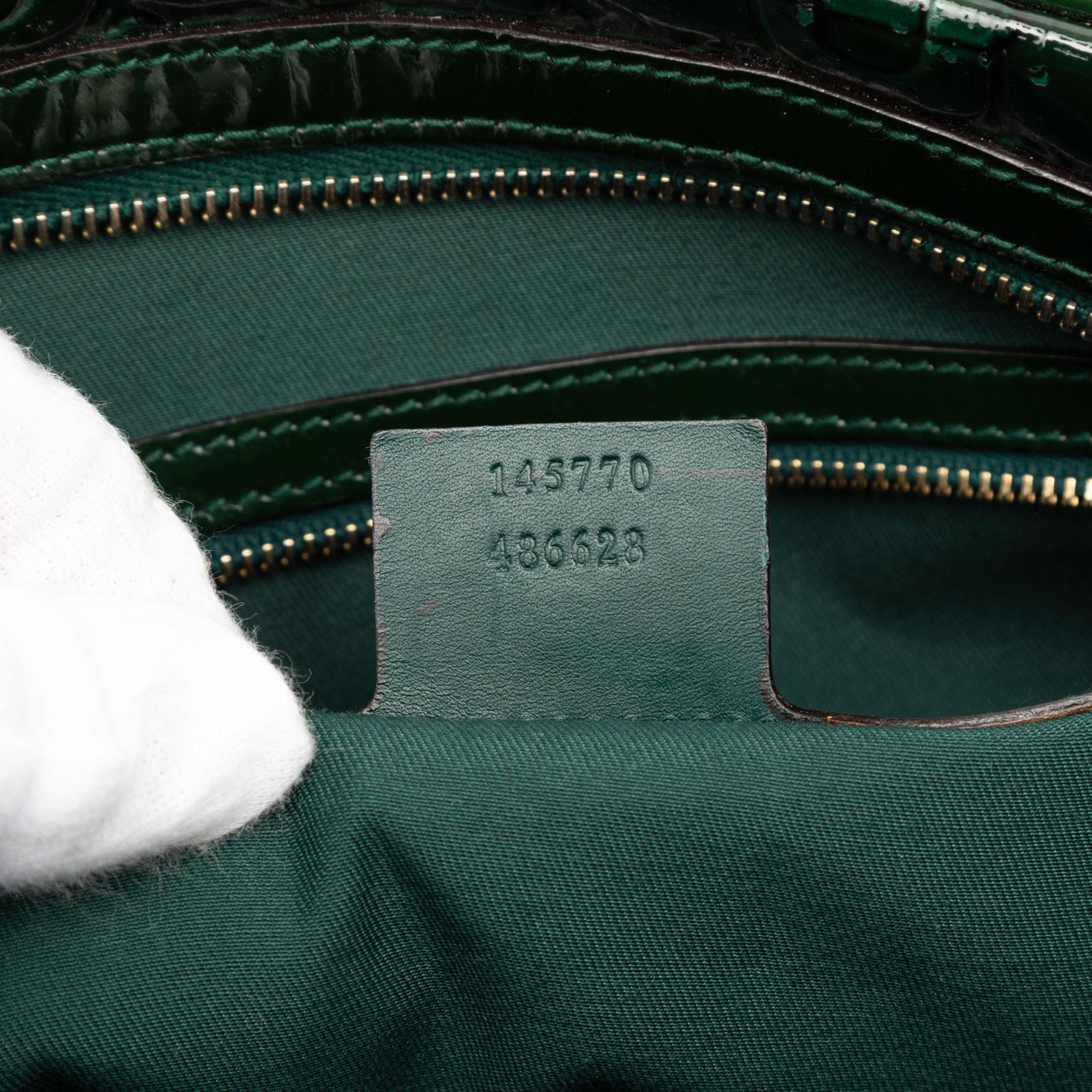Gucci PatLBt Horsebit Glam Shoulder Bag