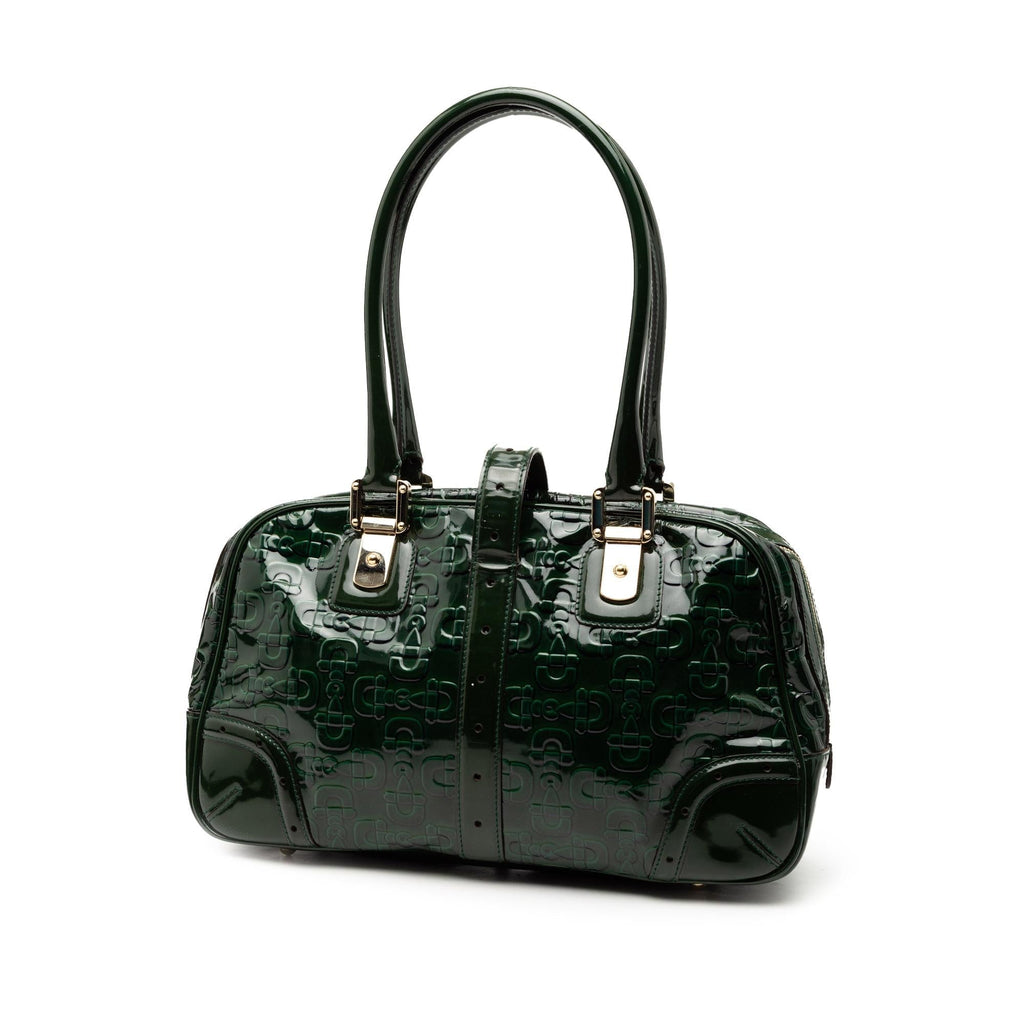 Gucci PatLBt Horsebit Glam Shoulder Bag