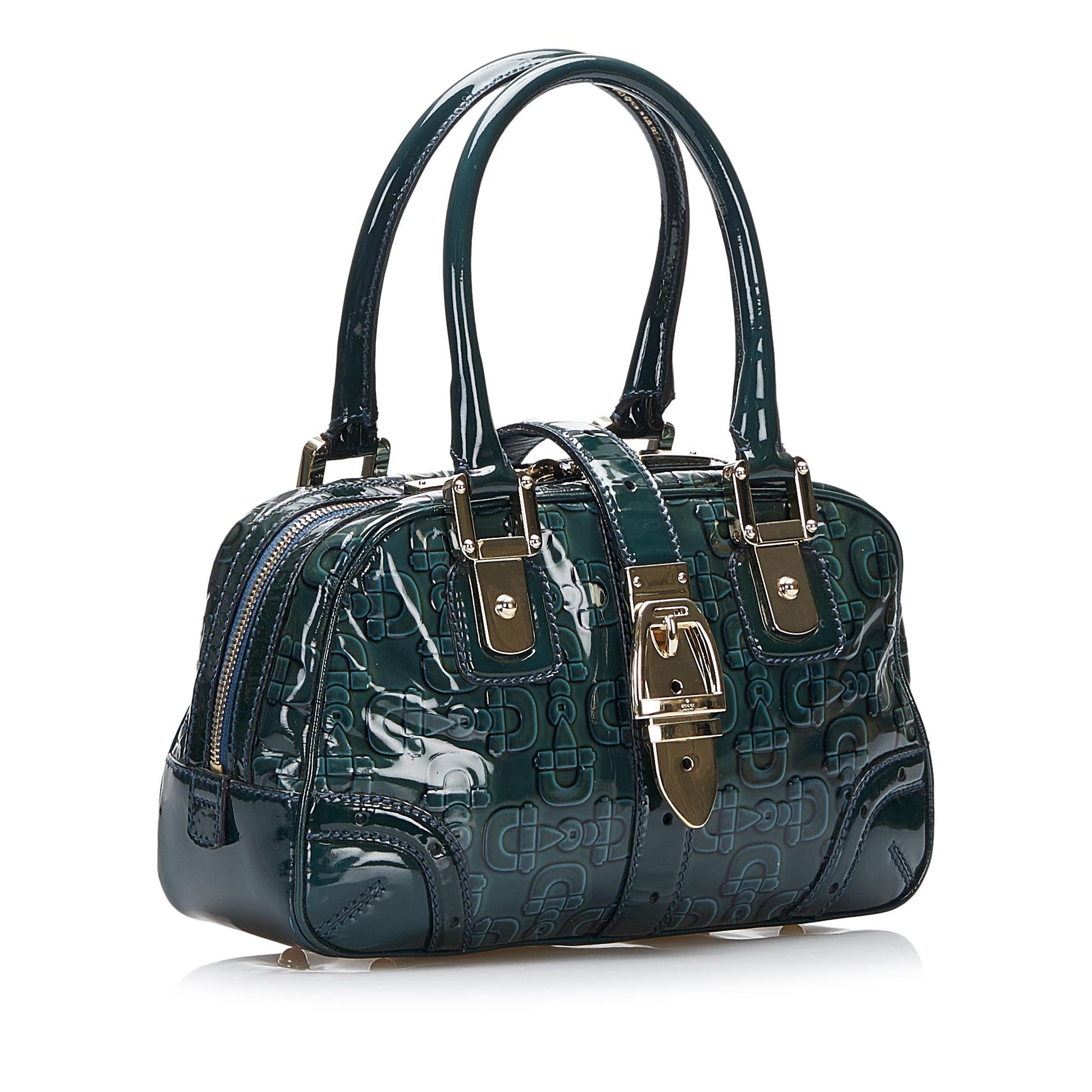 Gucci Patent Horsebit Handbag (SHG-eObUnw)