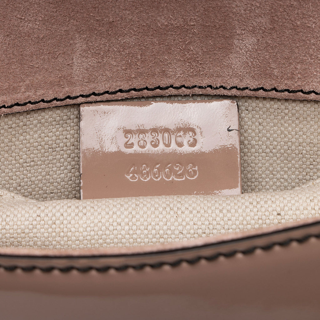 Gucci Patent Leather Emily Shoulder Bag (SHF-FaCHlt)