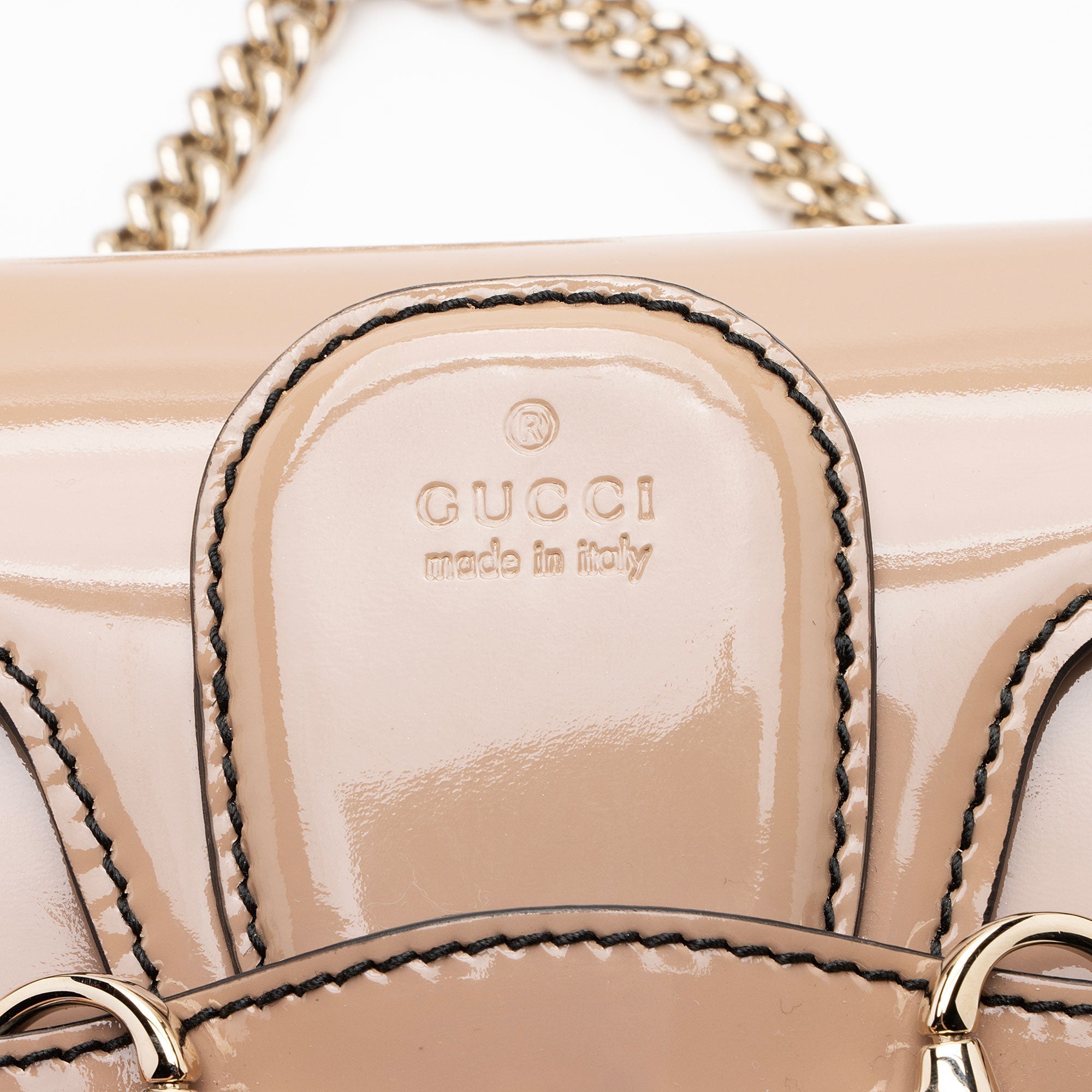 Gucci Patent Leather Emily Shoulder Bag (SHF-FaCHlt)