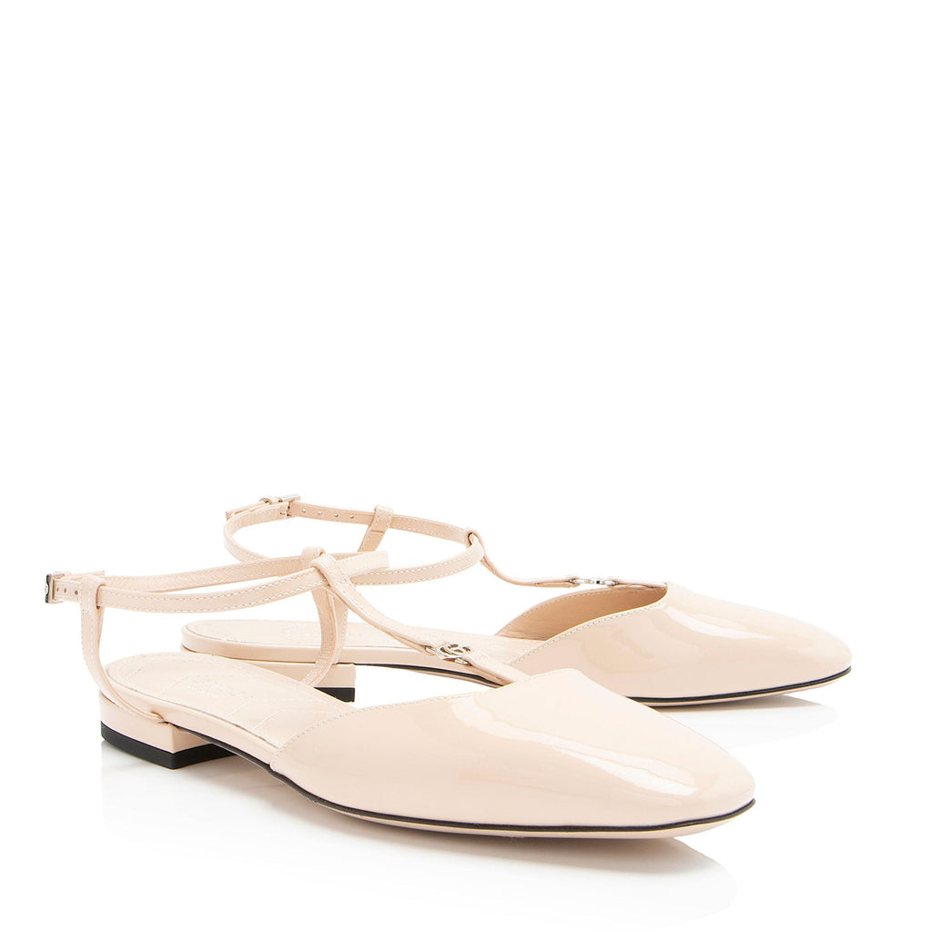 Gucci Patent Leather GG Ballet Flats - Size 6 / 36