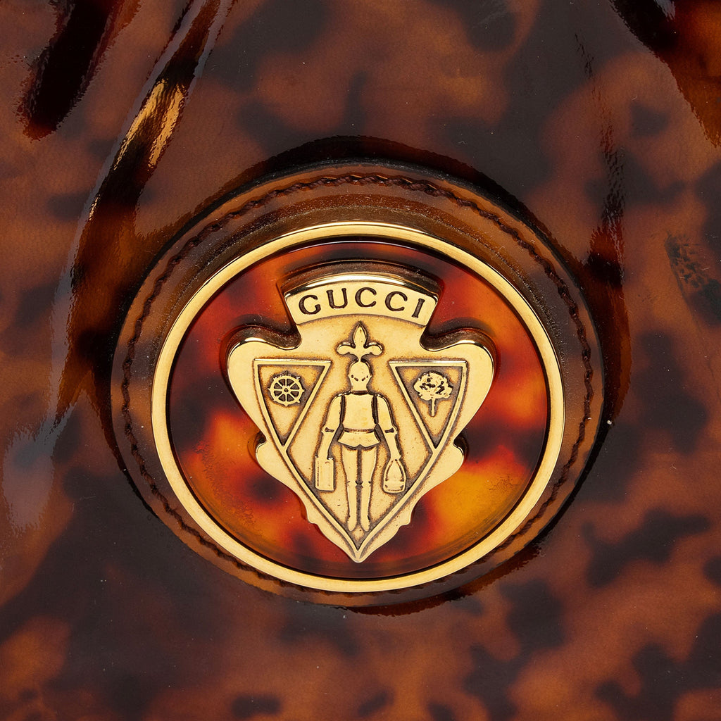 Gucci PatLBt Leather Hysteria Hobo