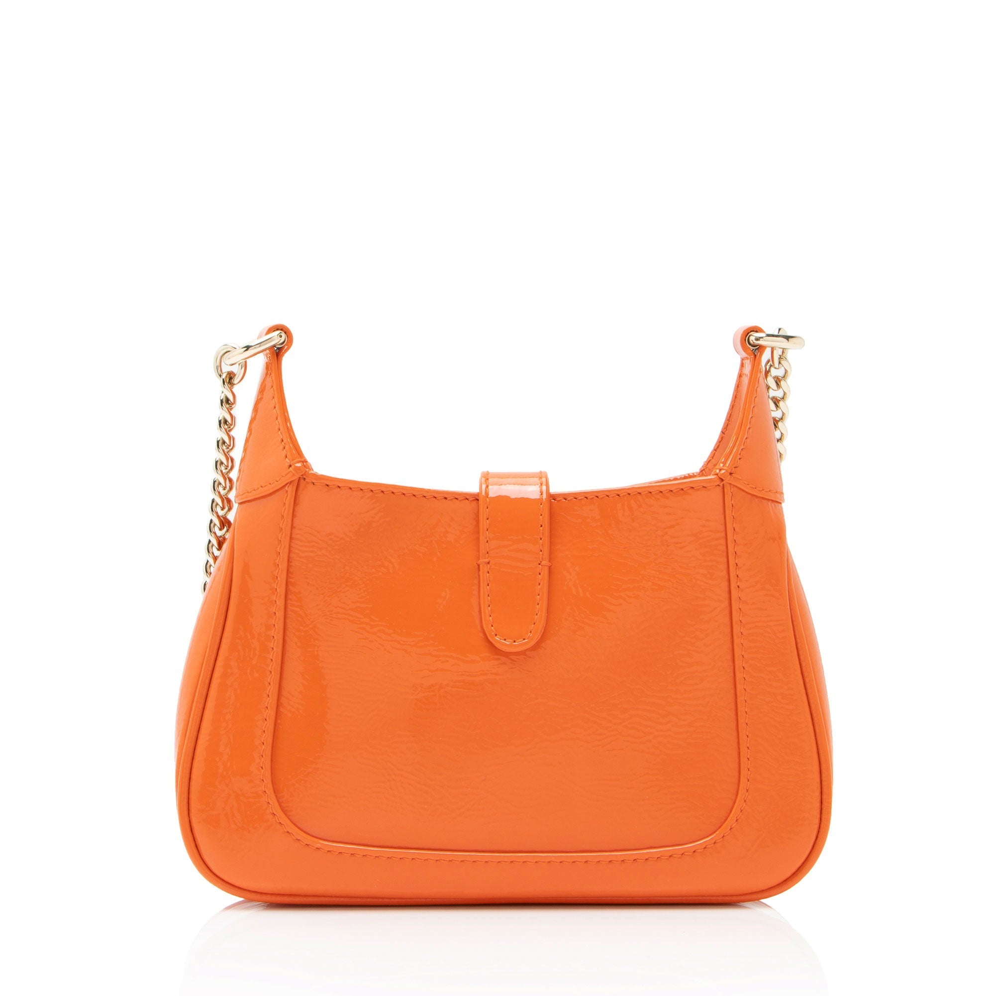 Gucci PatLBt Leather Jackie Notte Mini Shoulder Bag