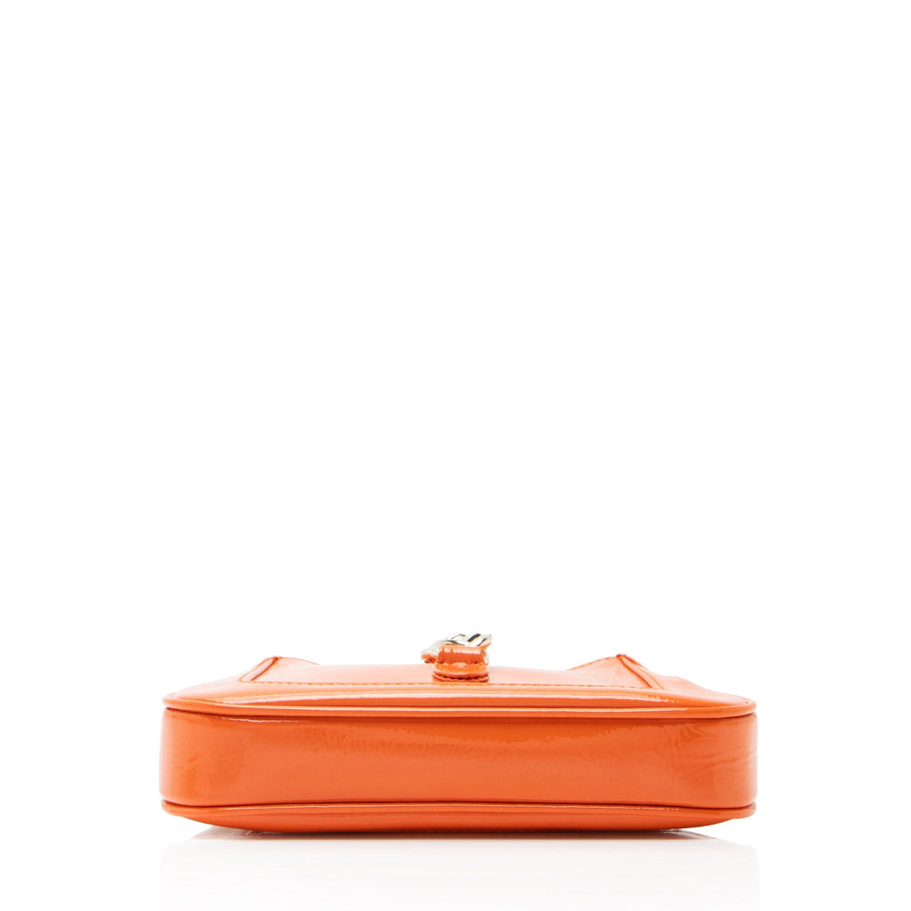Gucci PatLBt Leather Jackie Notte Mini Shoulder Bag