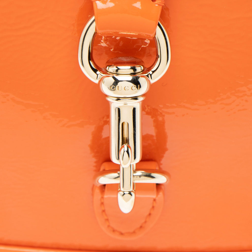 Gucci PatLBt Leather Jackie Notte Mini Shoulder Bag