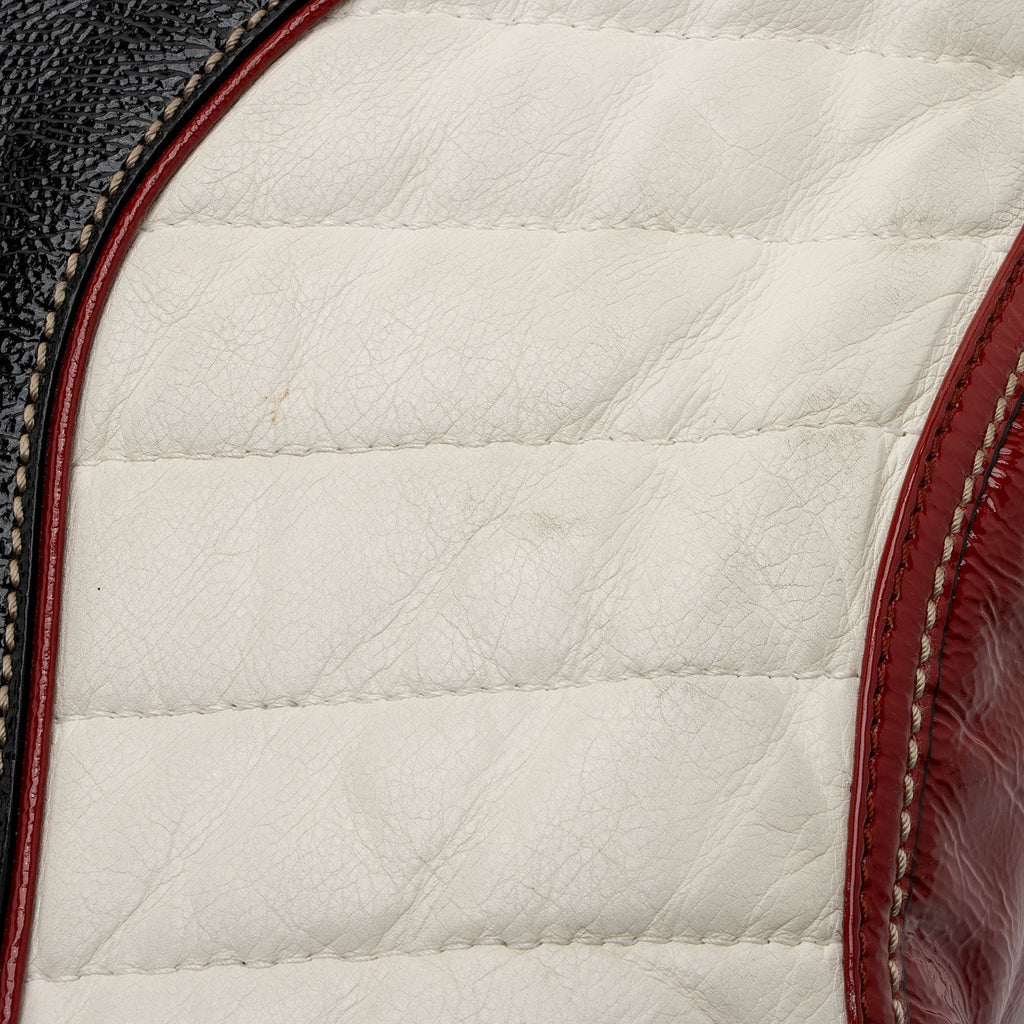 Gucci Patent Leather Snow Glam Hobo