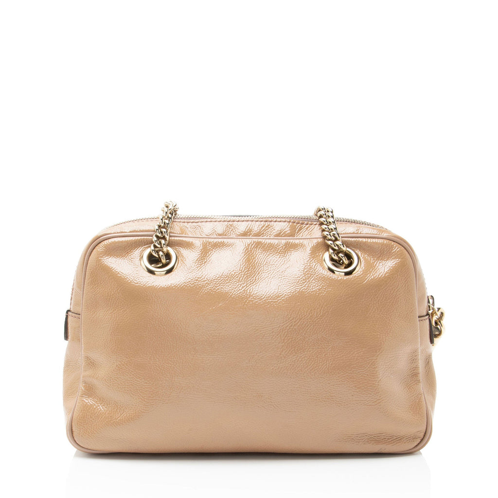 Gucci PatLBt Leather Soho Chain Small Shoulder Bag