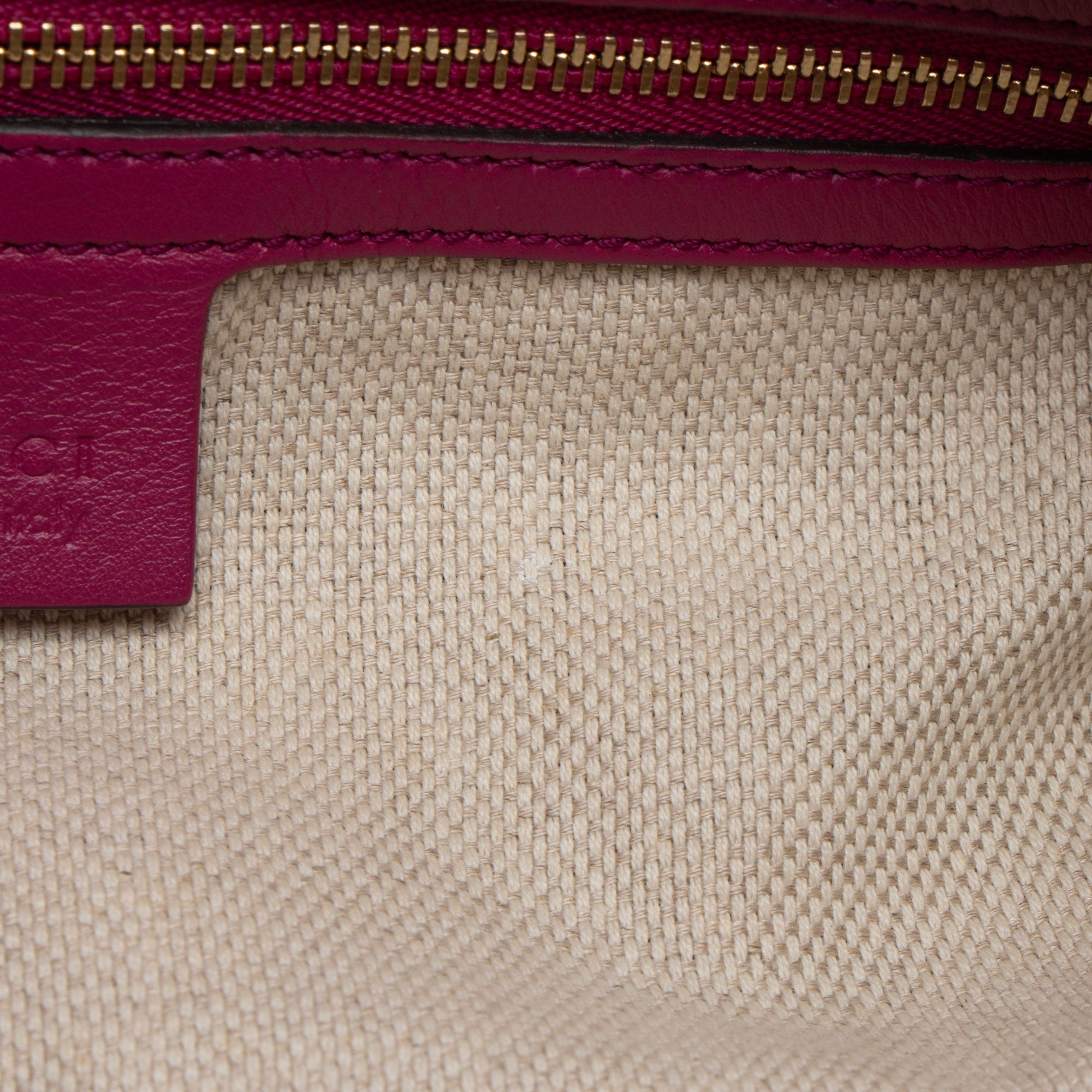 Gucci Patent Leather Soho Medium Shoulder Bag