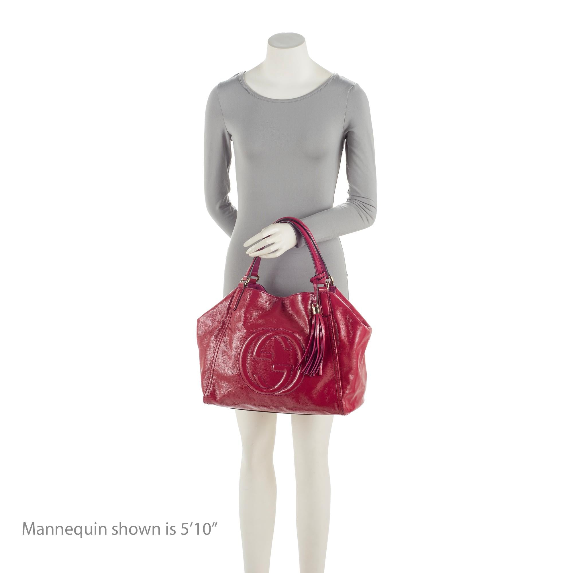 Gucci 1:1 Rep Leather Soho Medium Tote (SHF-9PAlJ9)