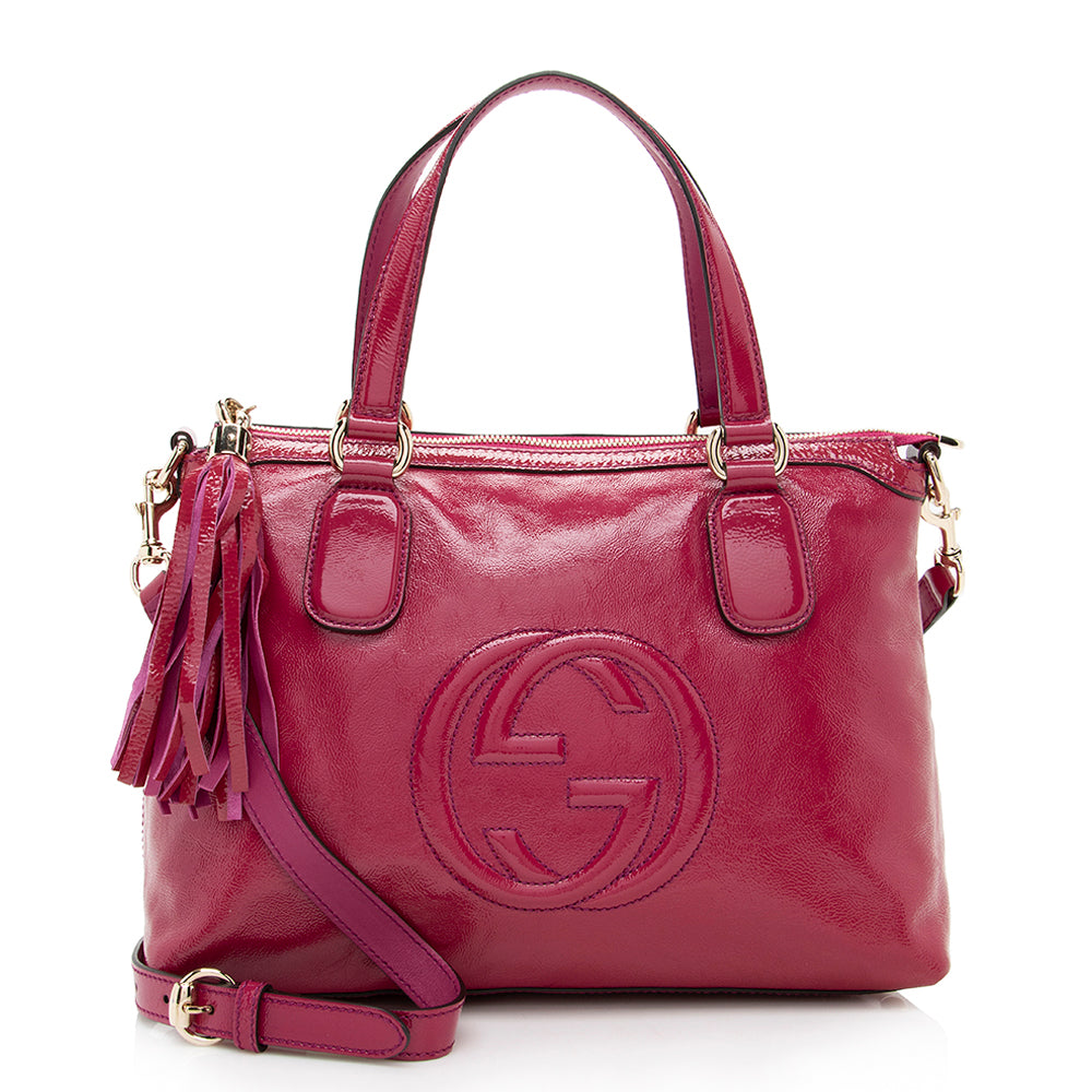 Gucci 1:1 Rep Leather Soho Working Tote (SHF-17644)
