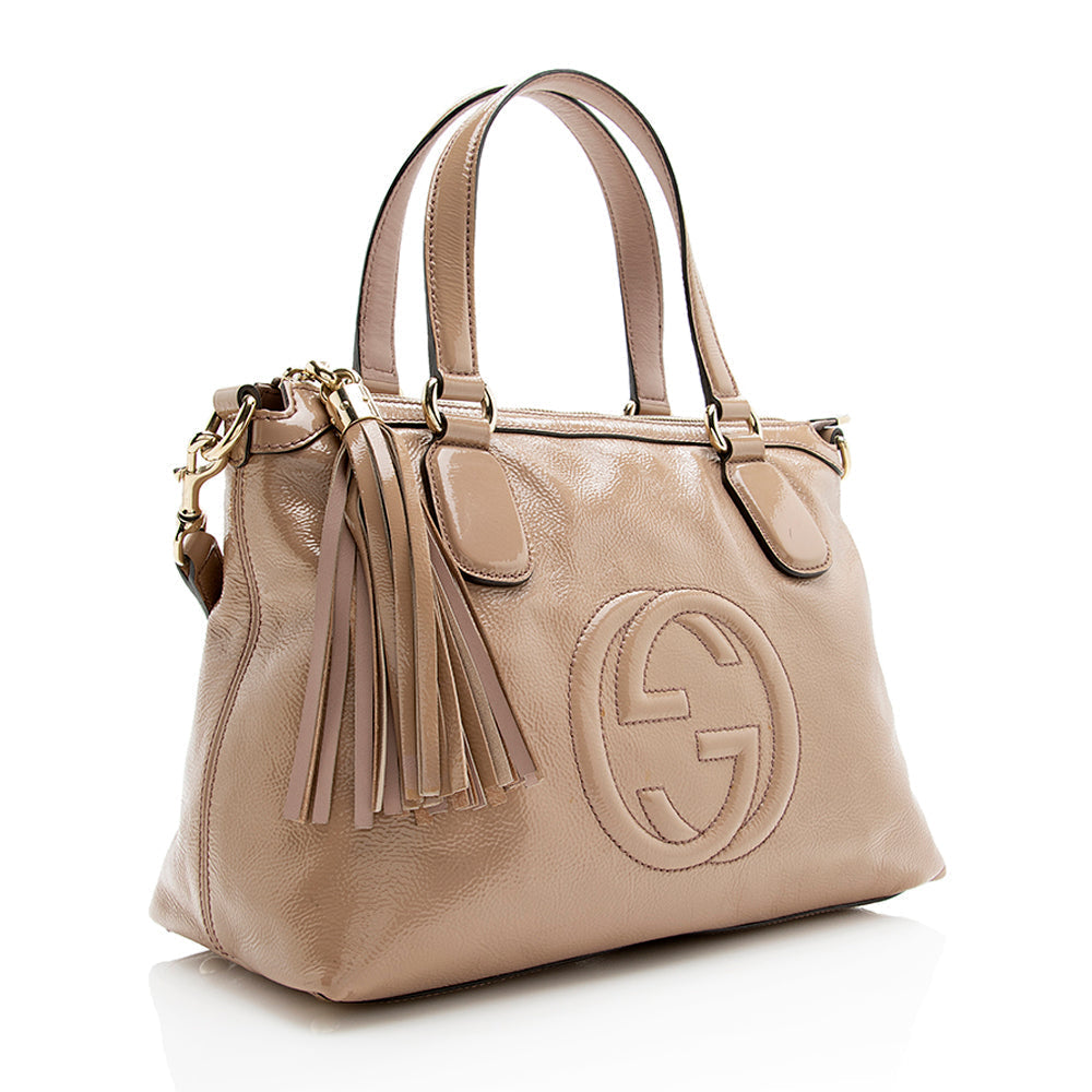 Gucci 1:1 Rep Leather Soho Working Tote (SHF-21091)