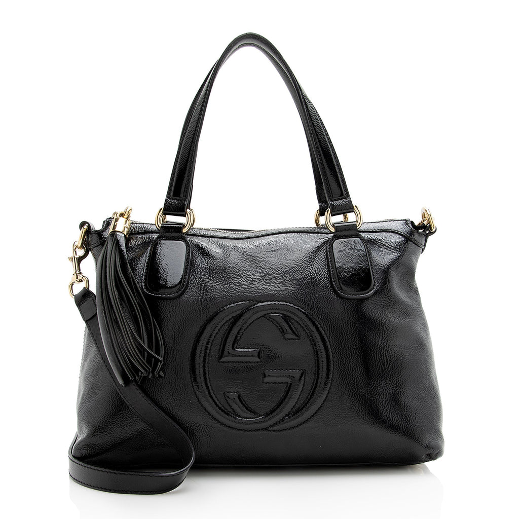 Gucci 1:1 Rep Leather Soho Working Tote (SHF-22850)