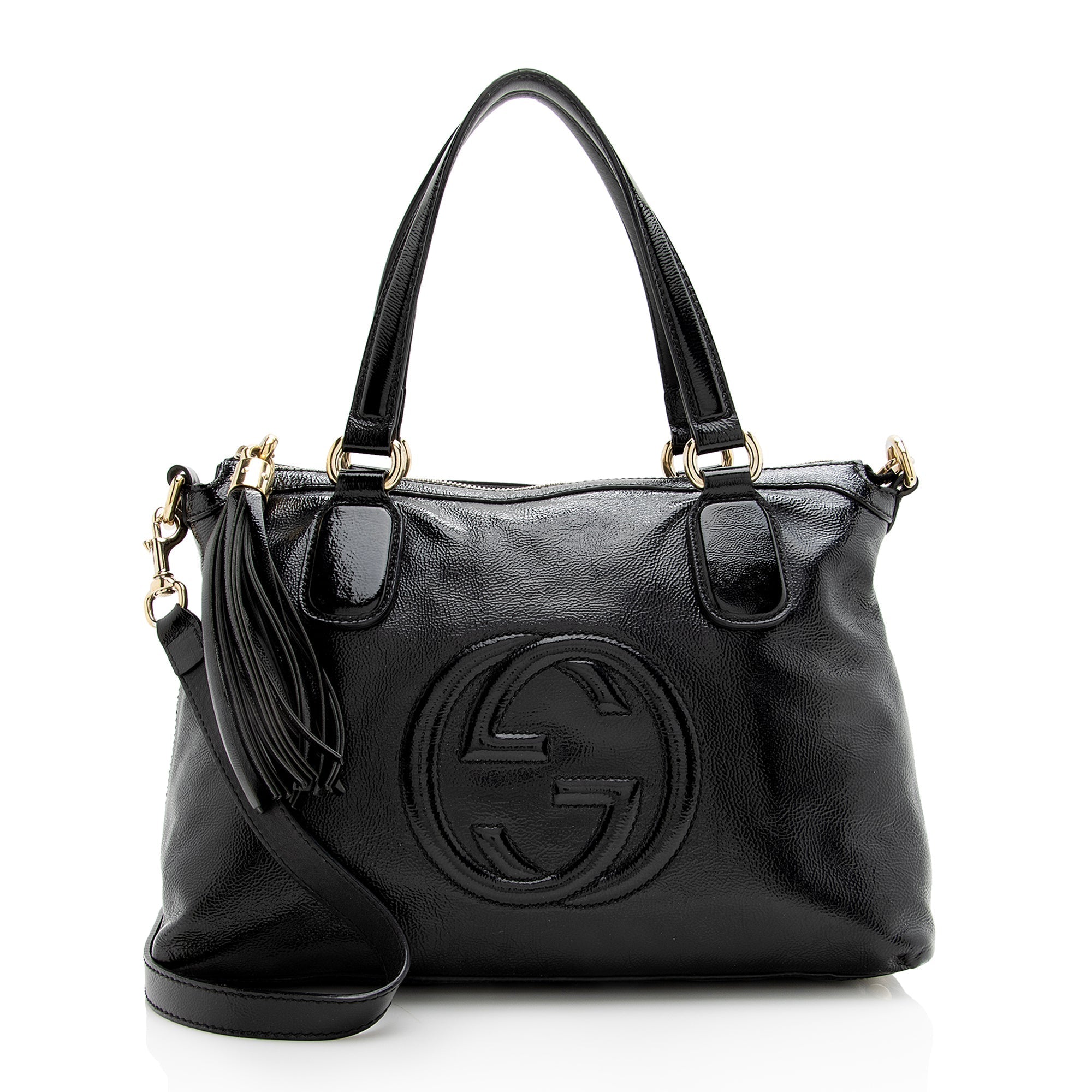 Gucci 1:1 Rep Leather Soho Working Tote (SHF-22850)