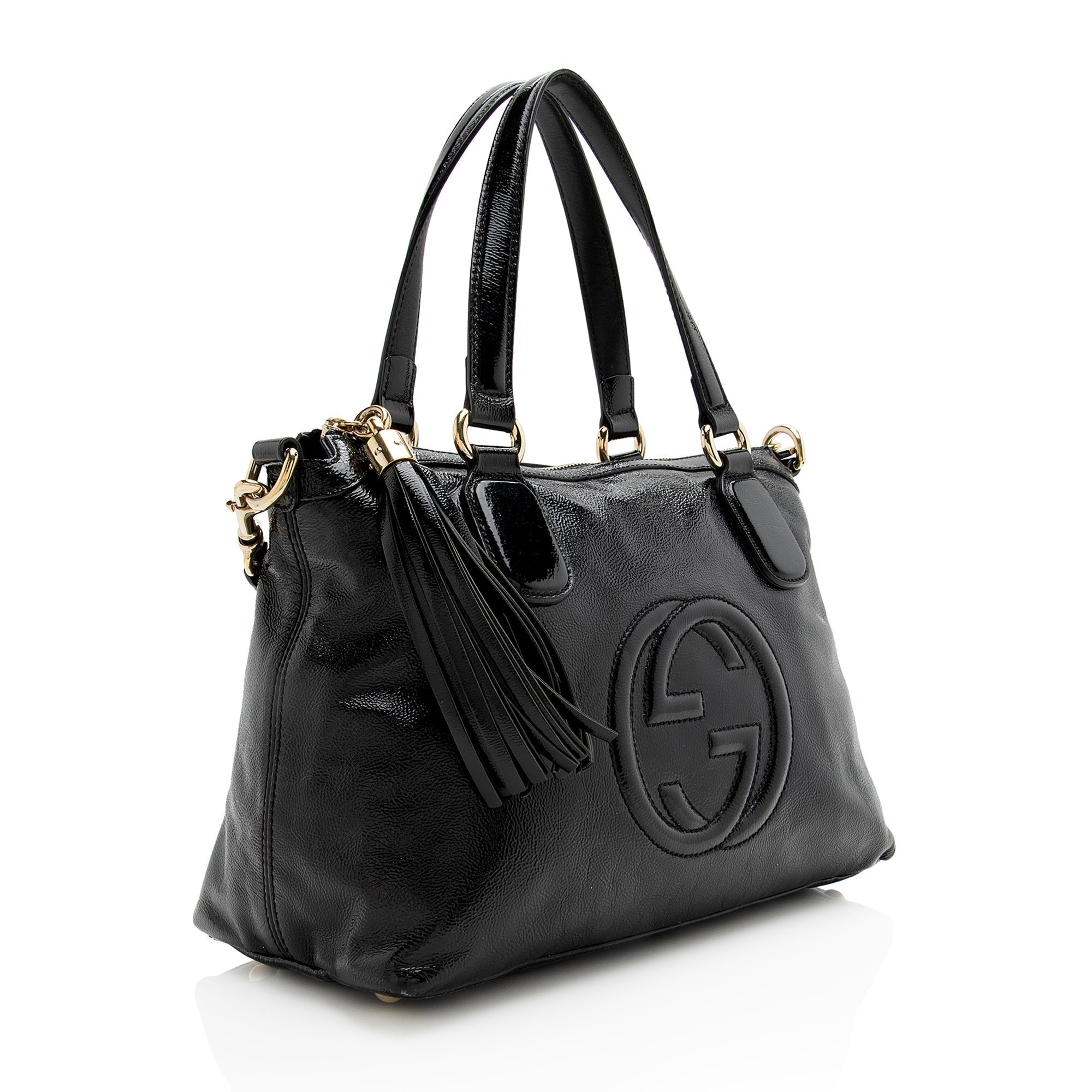 Gucci 1:1 Rep Leather Soho Working Tote (SHF-22850)