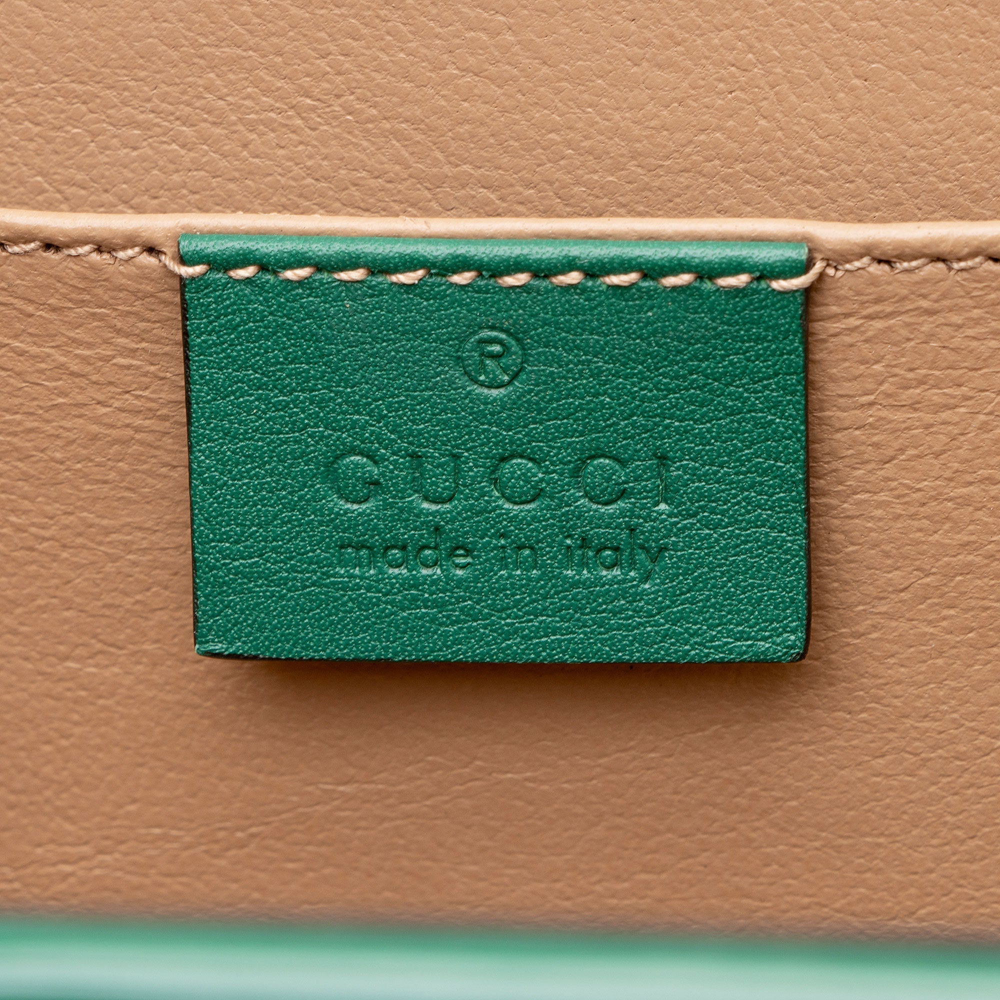 Gucci PatLBt Leather Sylvie 1969 Mini Top Handle