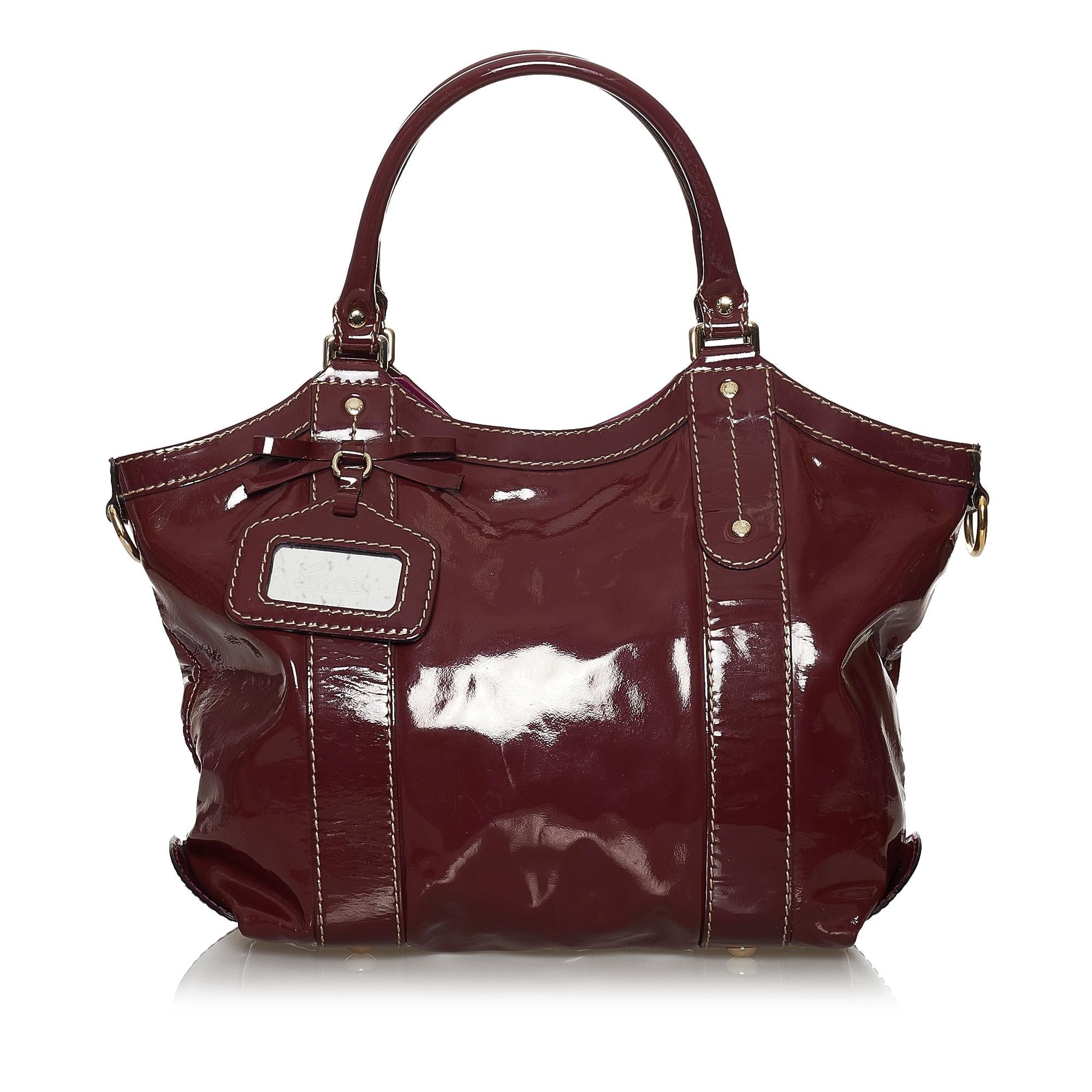 Gucci 1:1 Rep Leather Tote Bag (SHG-37611)