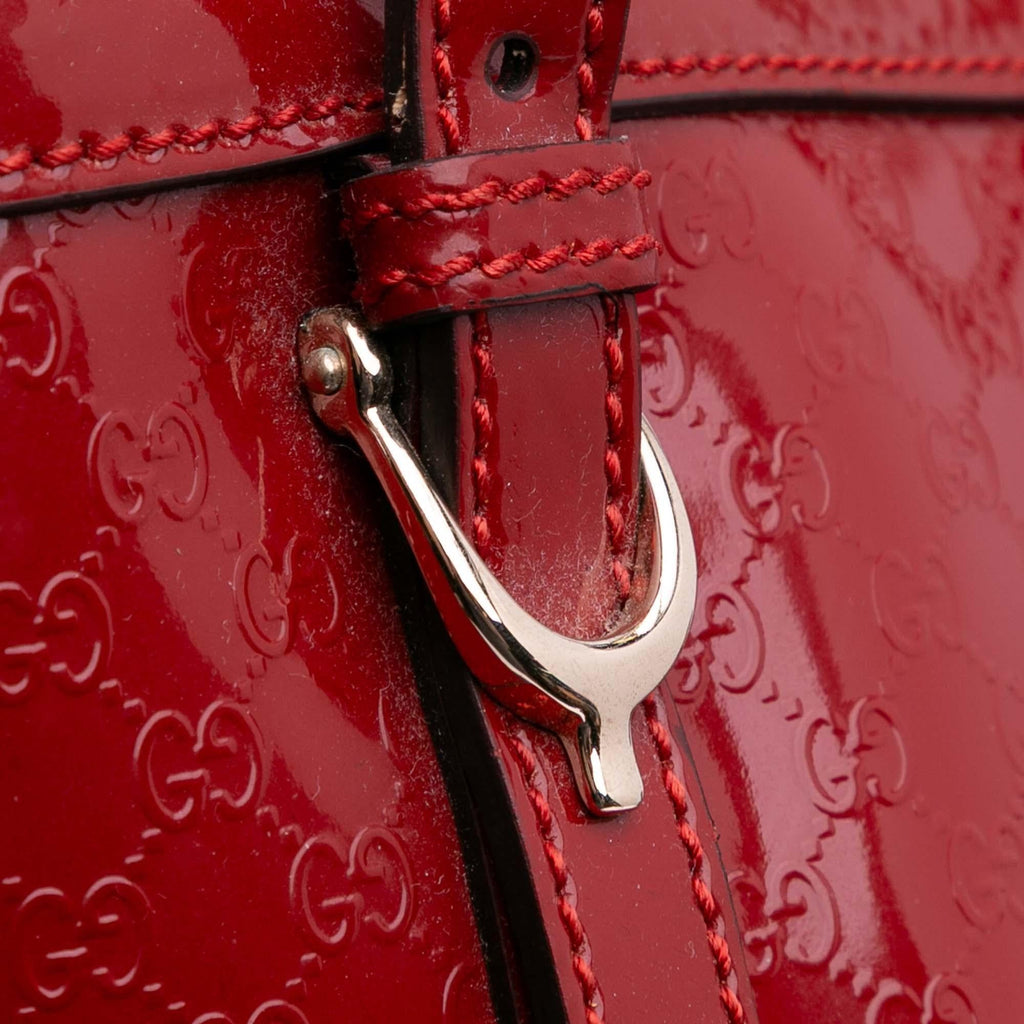 Gucci Patent Microguccissima Nice Tote