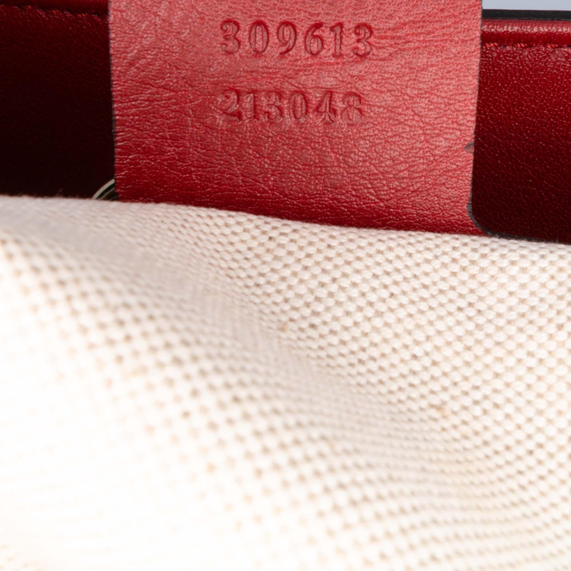 Gucci Patent Microguccissima Nice Tote