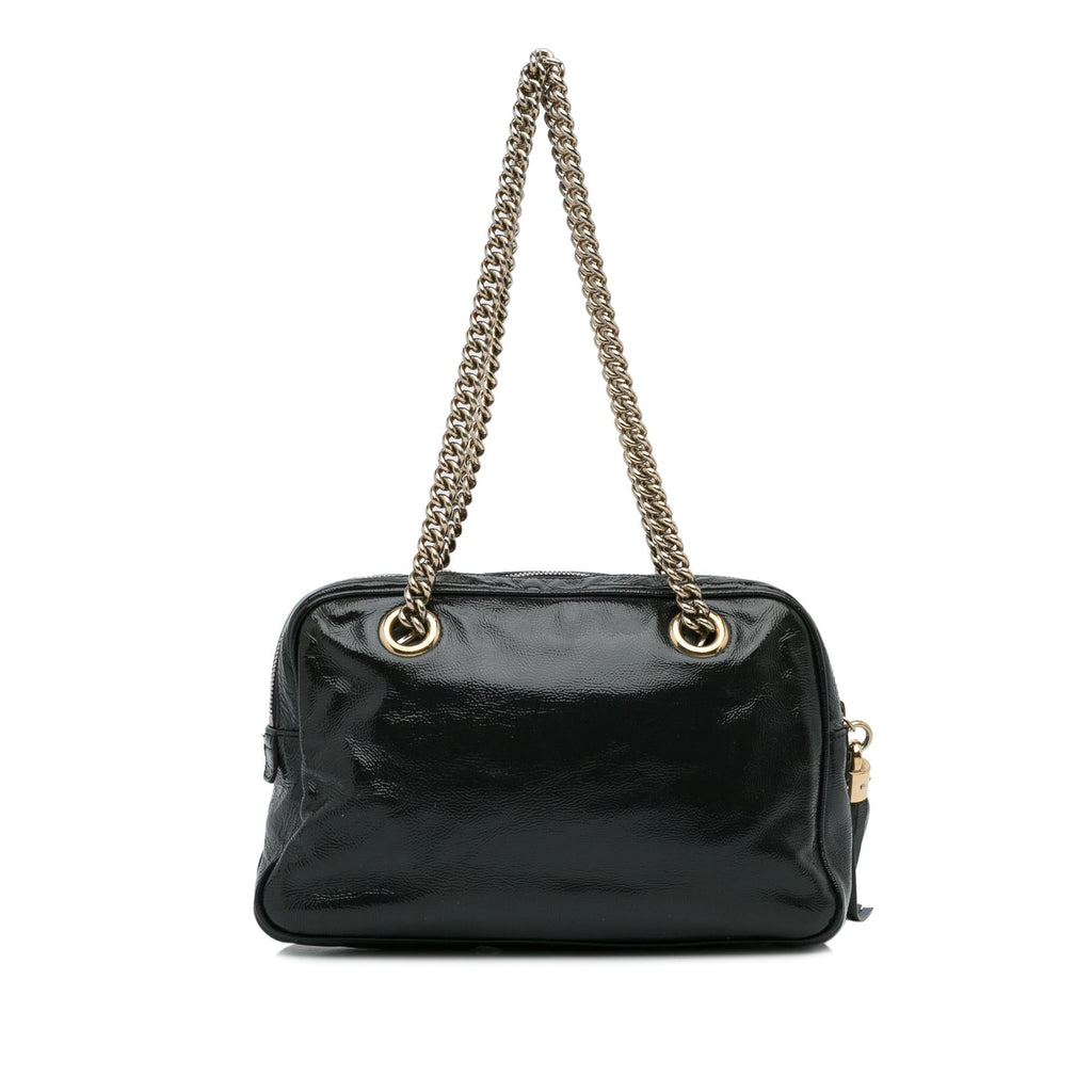 Gucci Patent Soho Chain Shoulder Bag (SHG-EHEZ8m)
