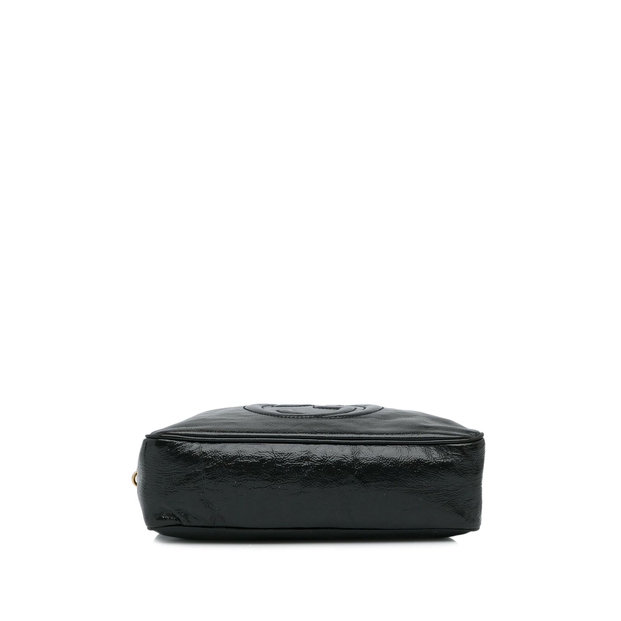 Gucci Patent Soho Chain Shoulder Bag (SHG-EHEZ8m)