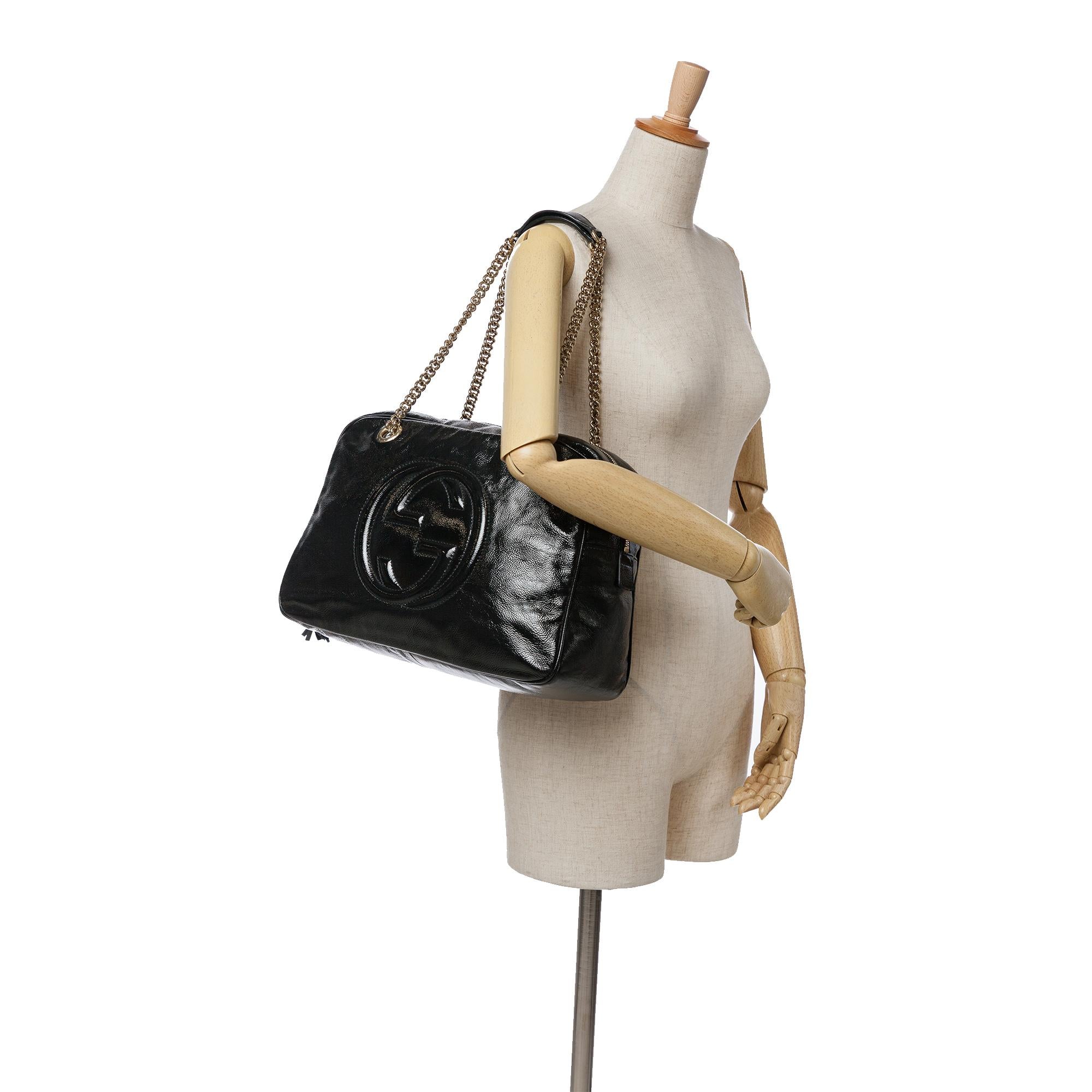 Gucci PatLBt Soho Chain Shoulder Bag