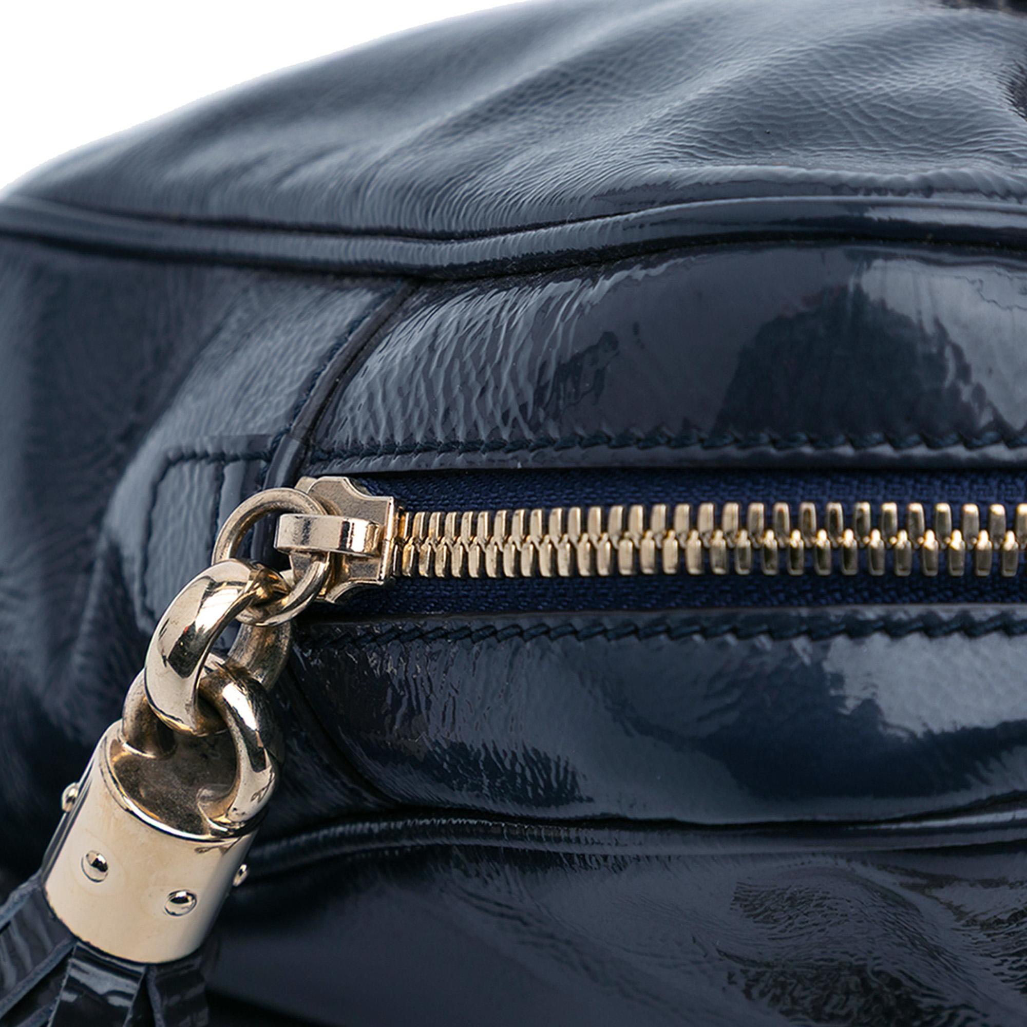 Gucci PatLBt Soho Chain Zip Shoulder Bag
