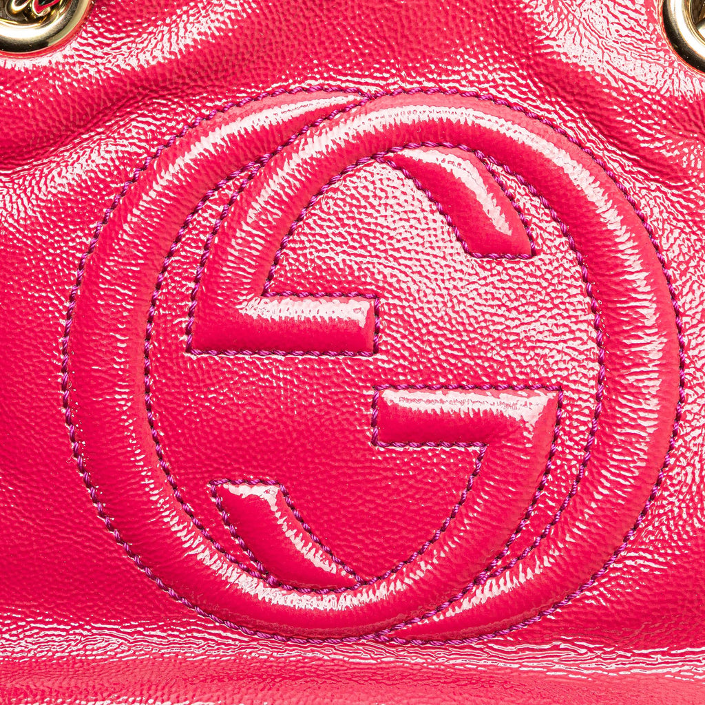 Gucci PatLBt Soho Chain Zip Shoulder Bag