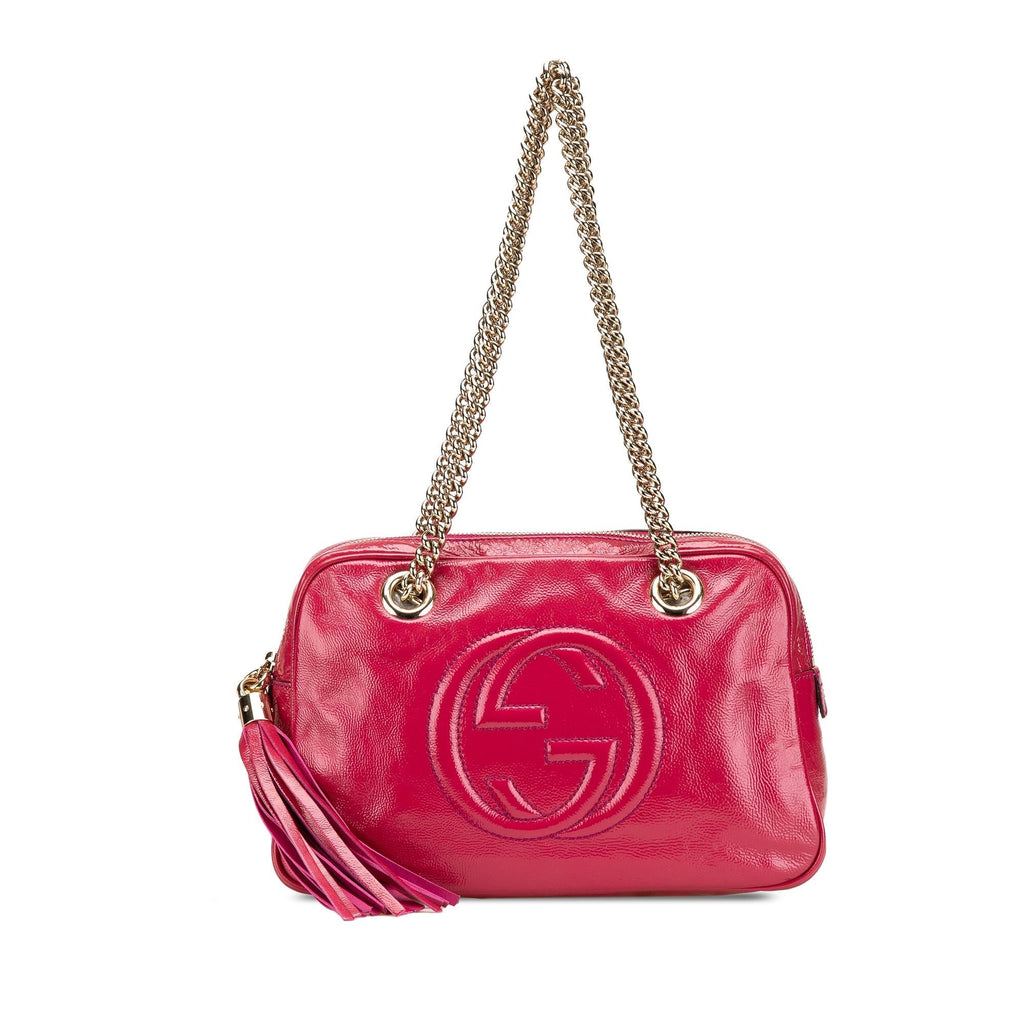 Gucci PatLBt Soho Chain Zip Shoulder Bag