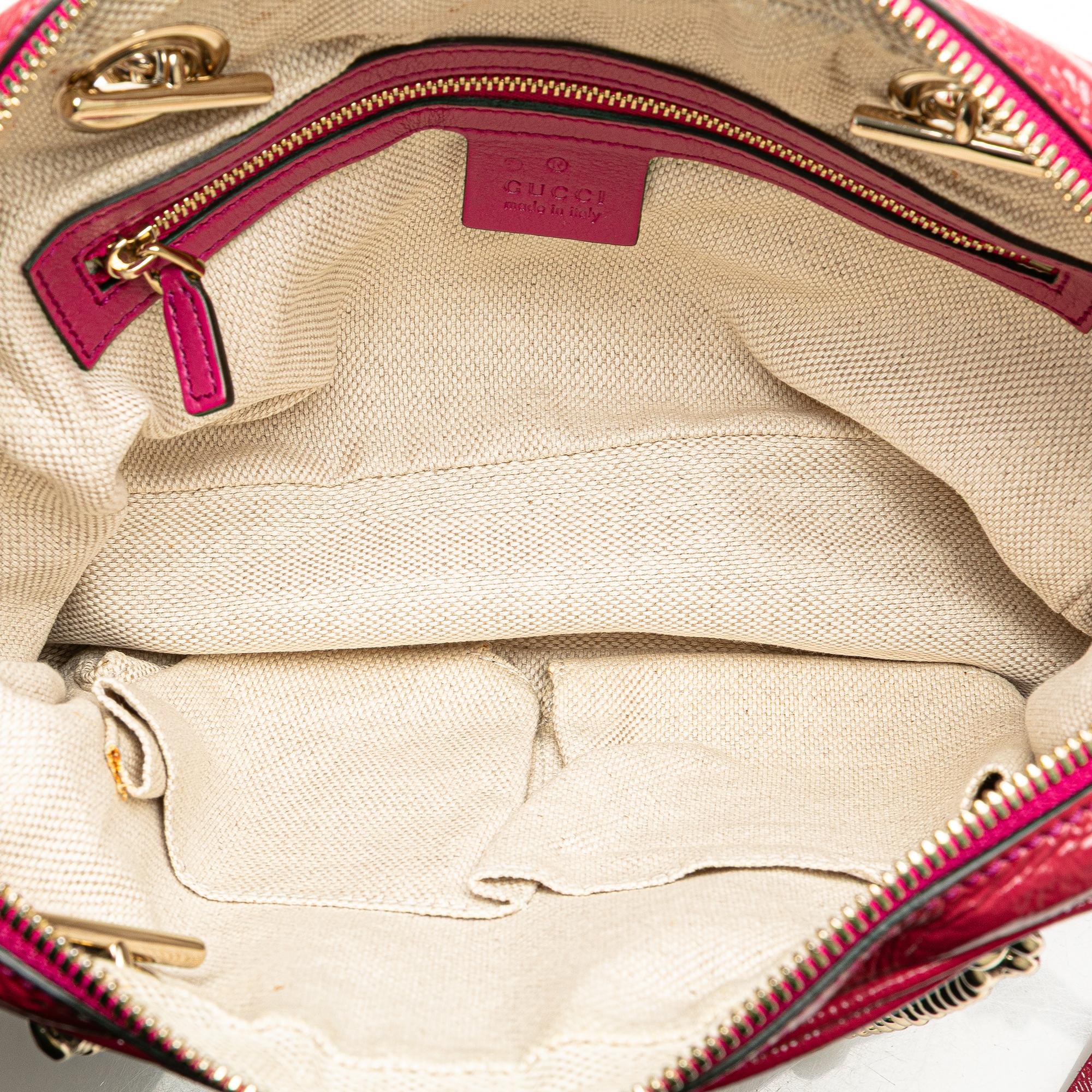 Gucci PatLBt Soho Chain Zip Shoulder Bag