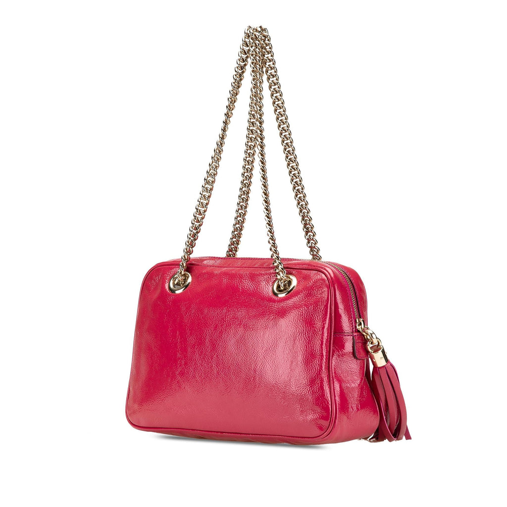 Gucci PatLBt Soho Chain Zip Shoulder Bag