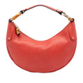 Gucci Pebbled Calfskin Bamboo Ring Hobo