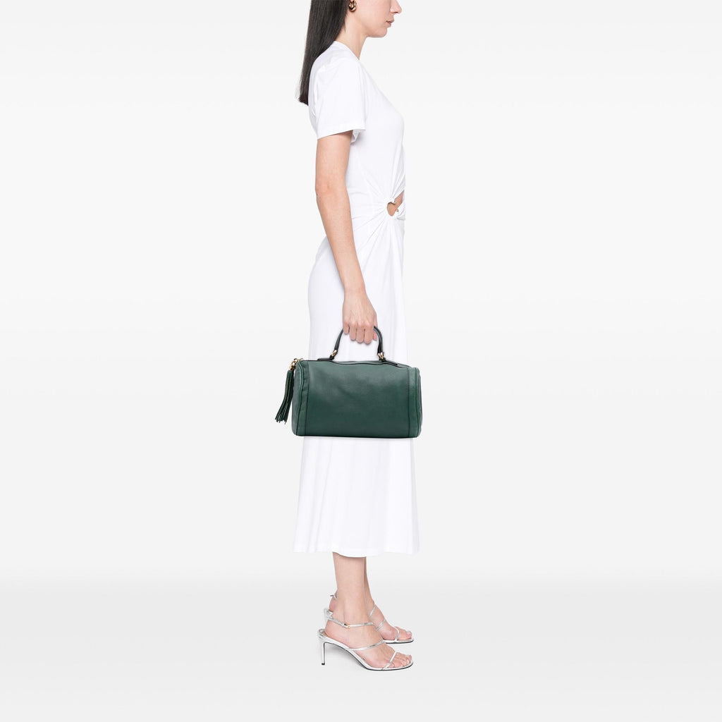 Gucci Pebbled Calfskin Soho Cellarius Boston Bag
